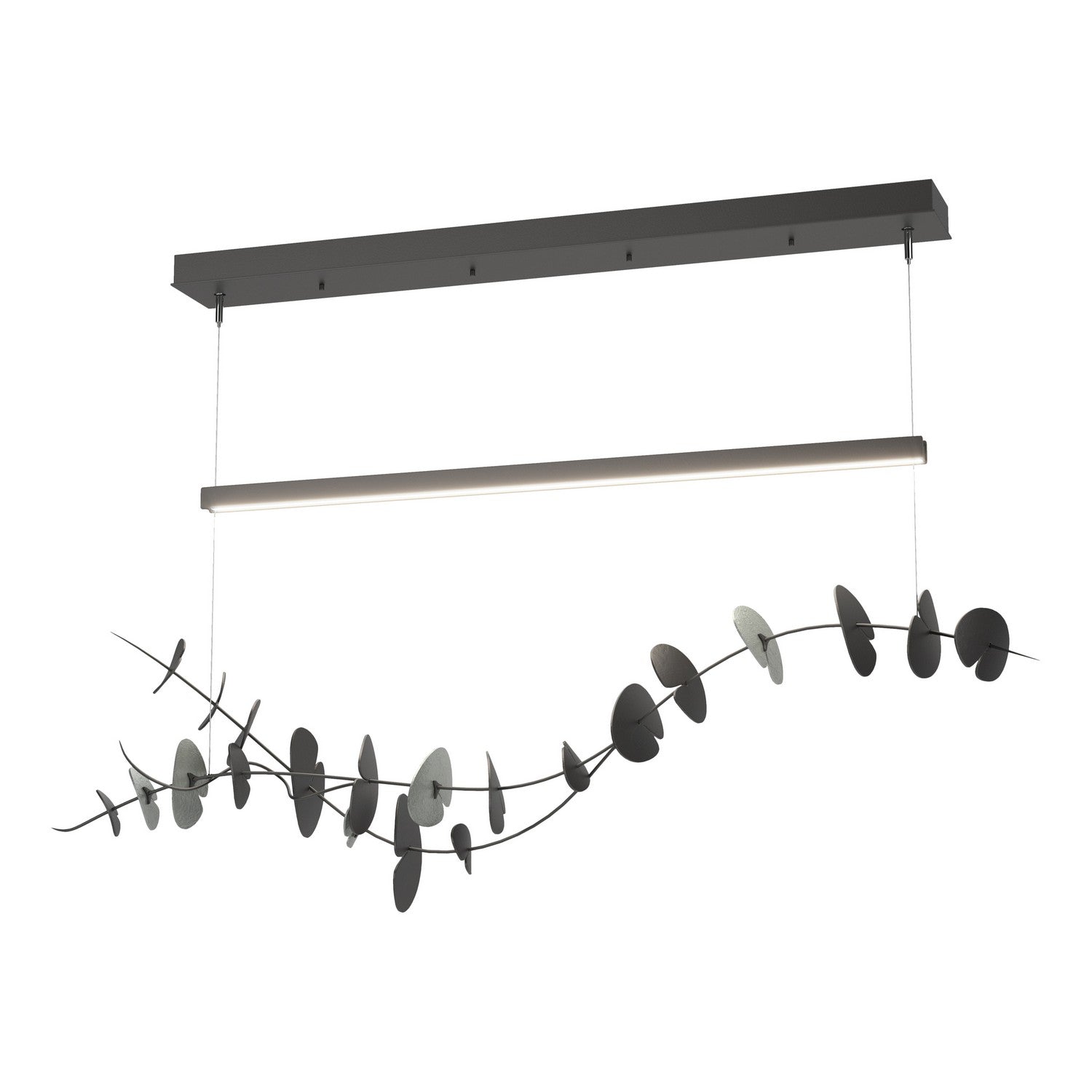 Hubbardton Forge - 139812-LED-STND-10-82 - Lily LED Pendant - Lily - Black