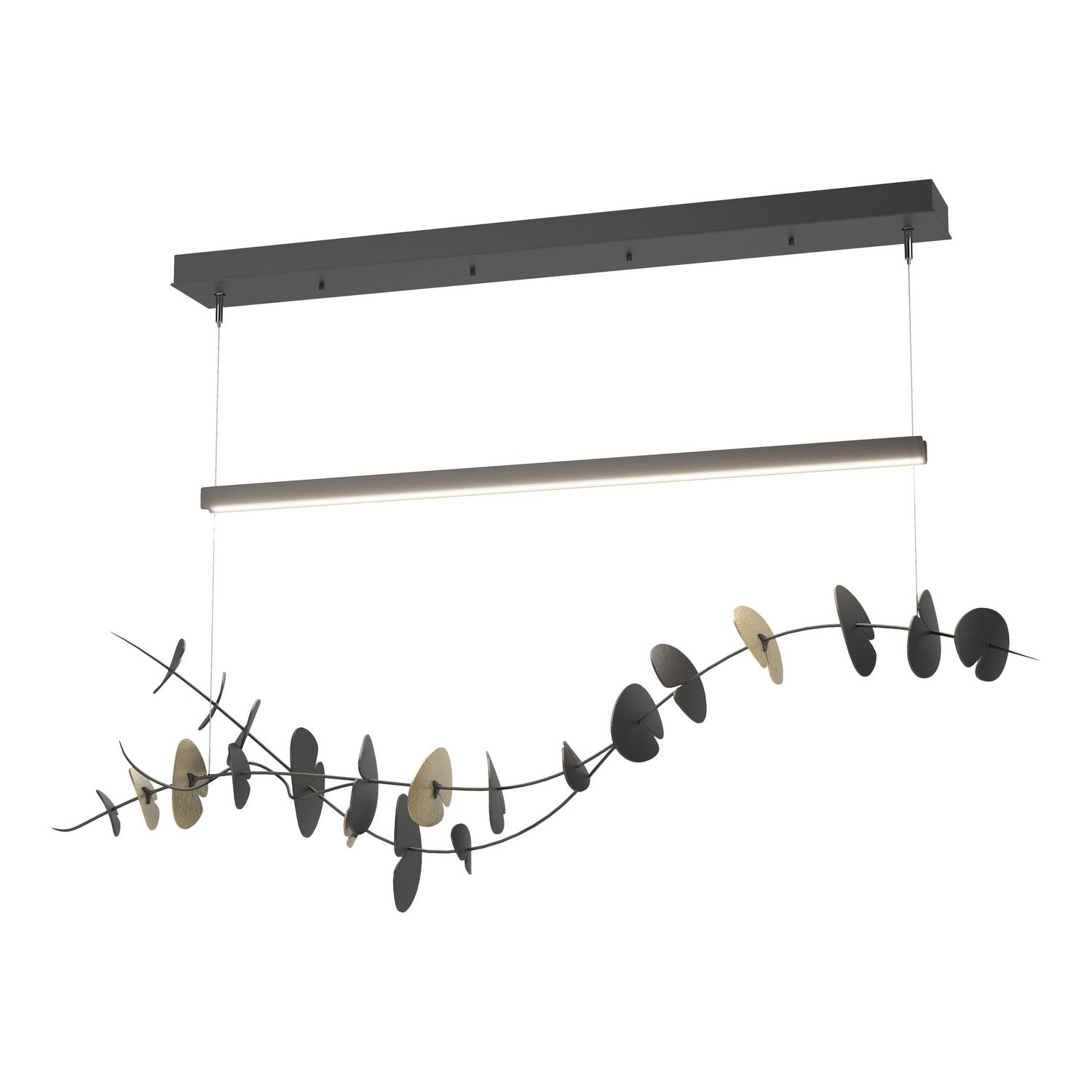 Hubbardton Forge - 139812-LED-STND-10-86 - Lily LED Pendant - Lily - Black