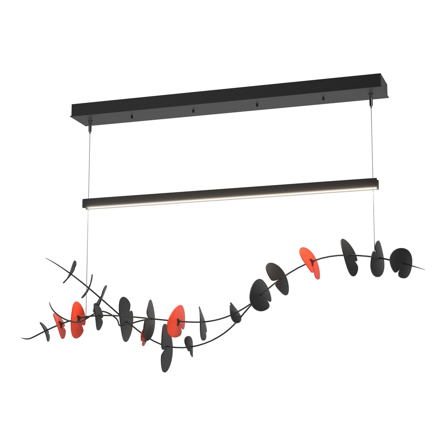 Hubbardton Forge - 139812-LED-STND-10-90 - Lily LED Pendant - Lily - Black