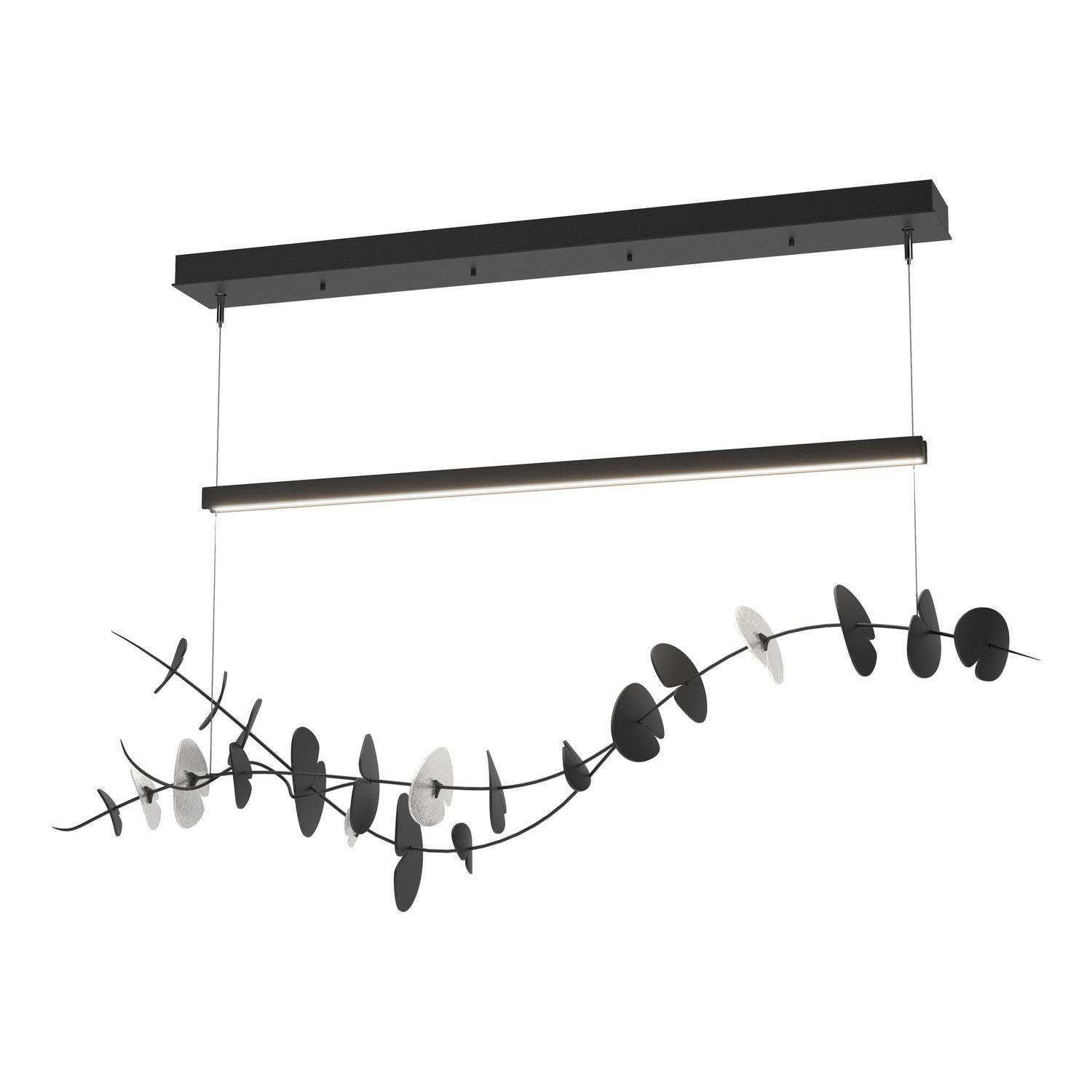 Hubbardton Forge - 139812-LED-STND-10-YQ0600 - Lily LED Pendant - Lily - Black