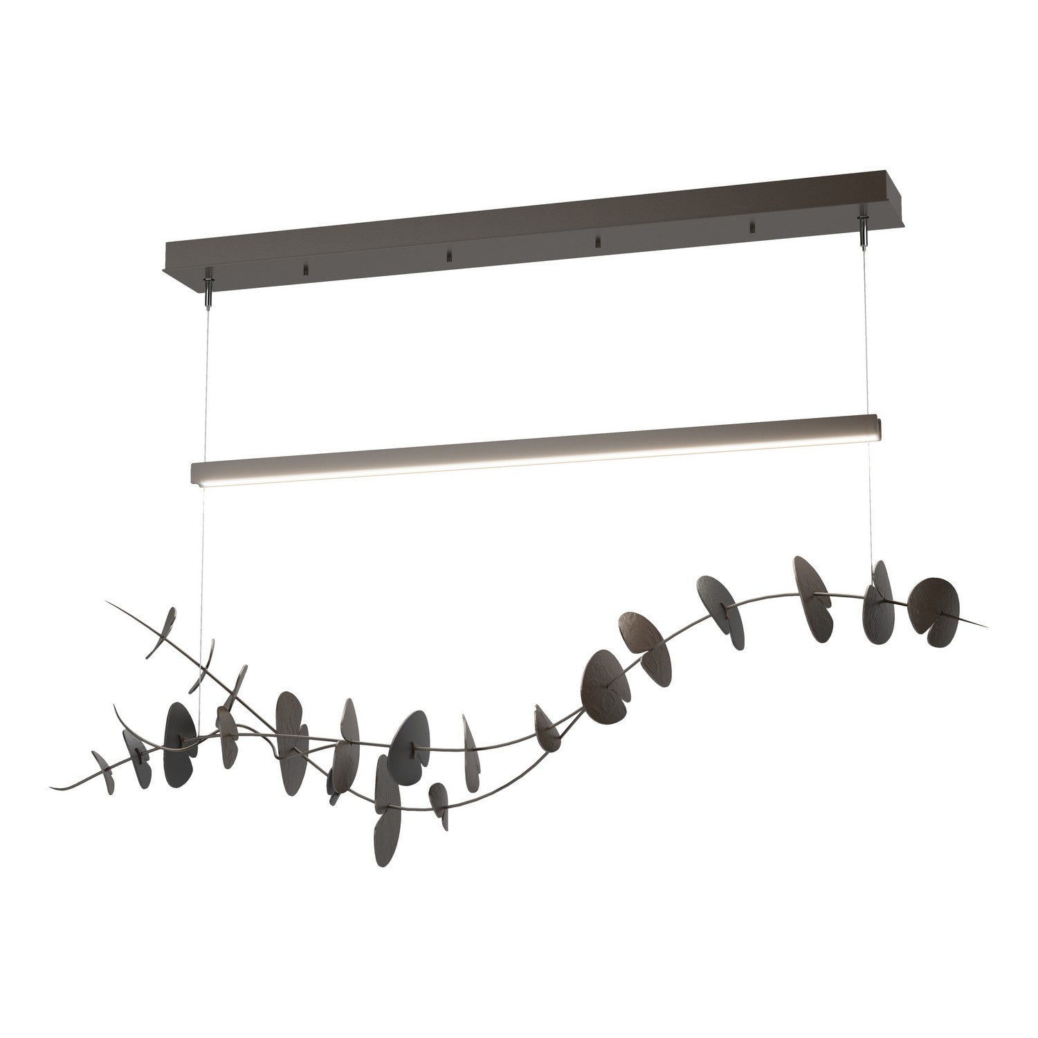 Hubbardton Forge - 139812-LED-STND-14-10 - Lily LED Pendant - Lily - Oil Rubbed Bronze