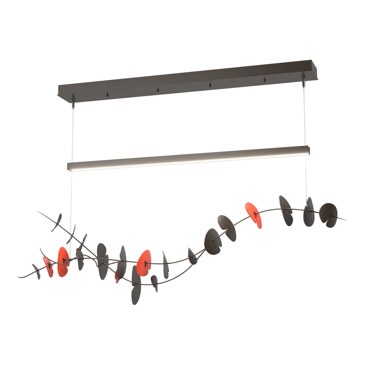 Hubbardton Forge - 139812-LED-STND-14-90 - Lily LED Pendant - Lily - Oil Rubbed Bronze