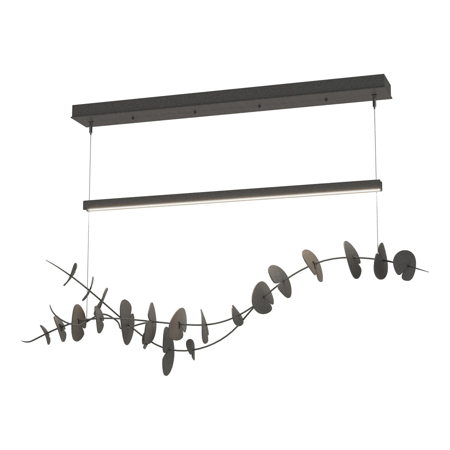 Hubbardton Forge - 139812-LED-STND-20-07 - Lily LED Pendant - Lily - Natural Iron