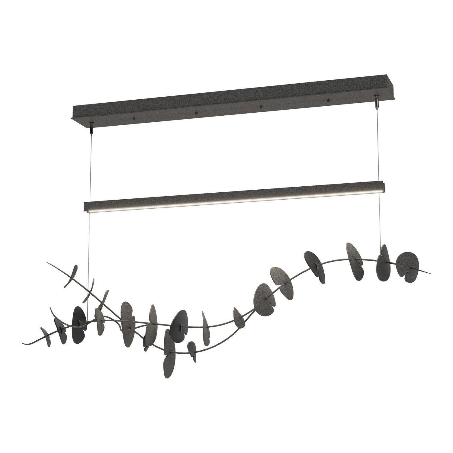 Hubbardton Forge - 139812-LED-STND-20-10 - Lily LED Pendant - Lily - Natural Iron