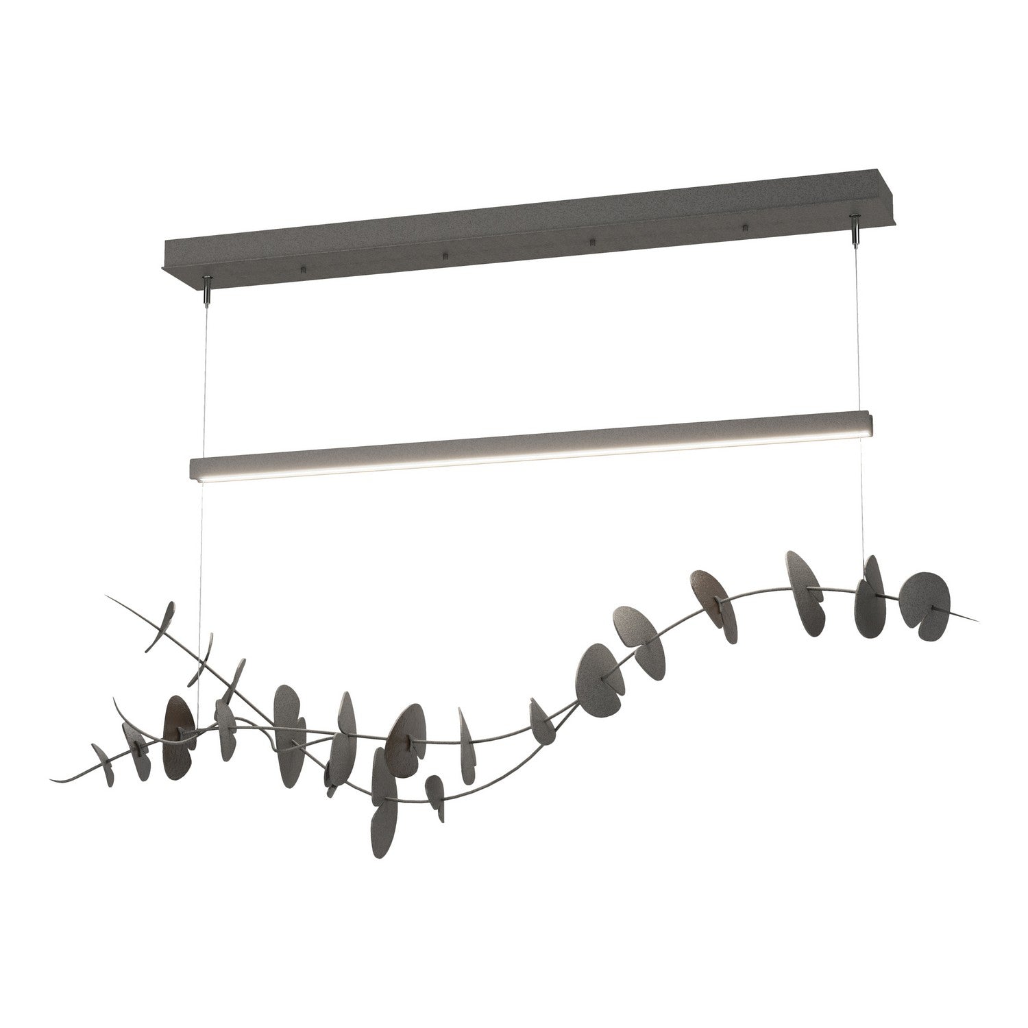 Hubbardton Forge - 139812-LED-STND-20-14 - Lily LED Pendant - Lily - Natural Iron