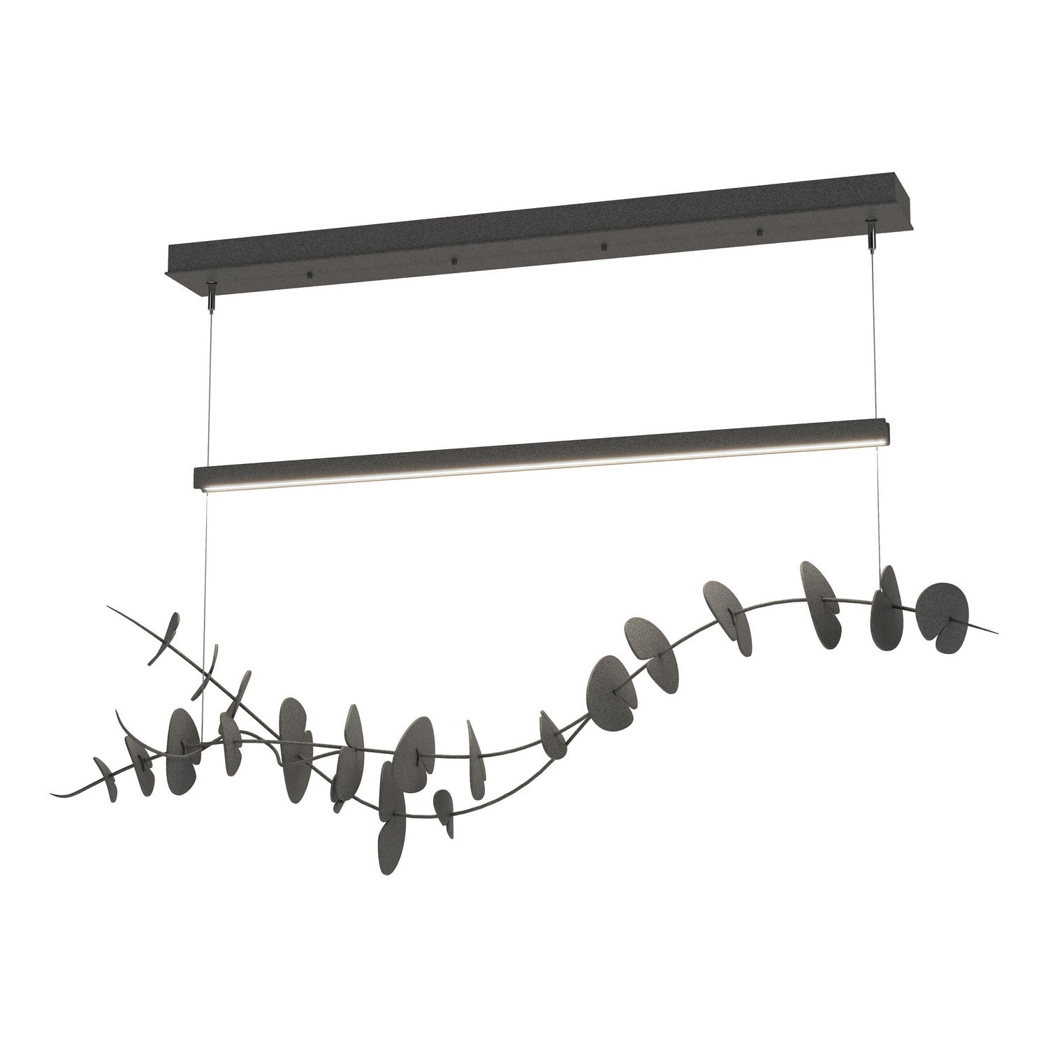 Hubbardton Forge - 139812-LED-STND-20-20 - Lily LED Pendant - Lily - Natural Iron