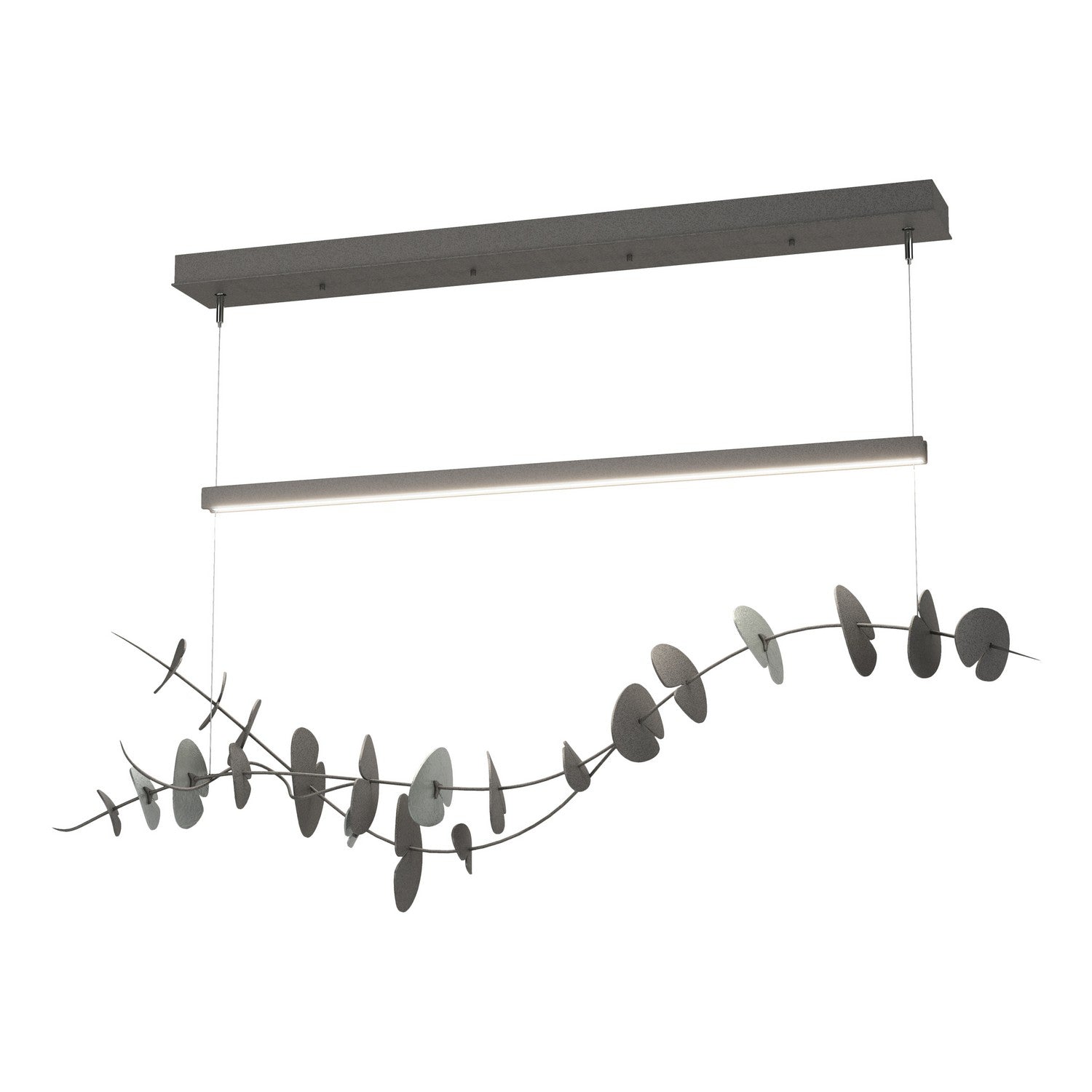 Hubbardton Forge - 139812-LED-STND-20-82 - Lily LED Pendant - Lily - Natural Iron