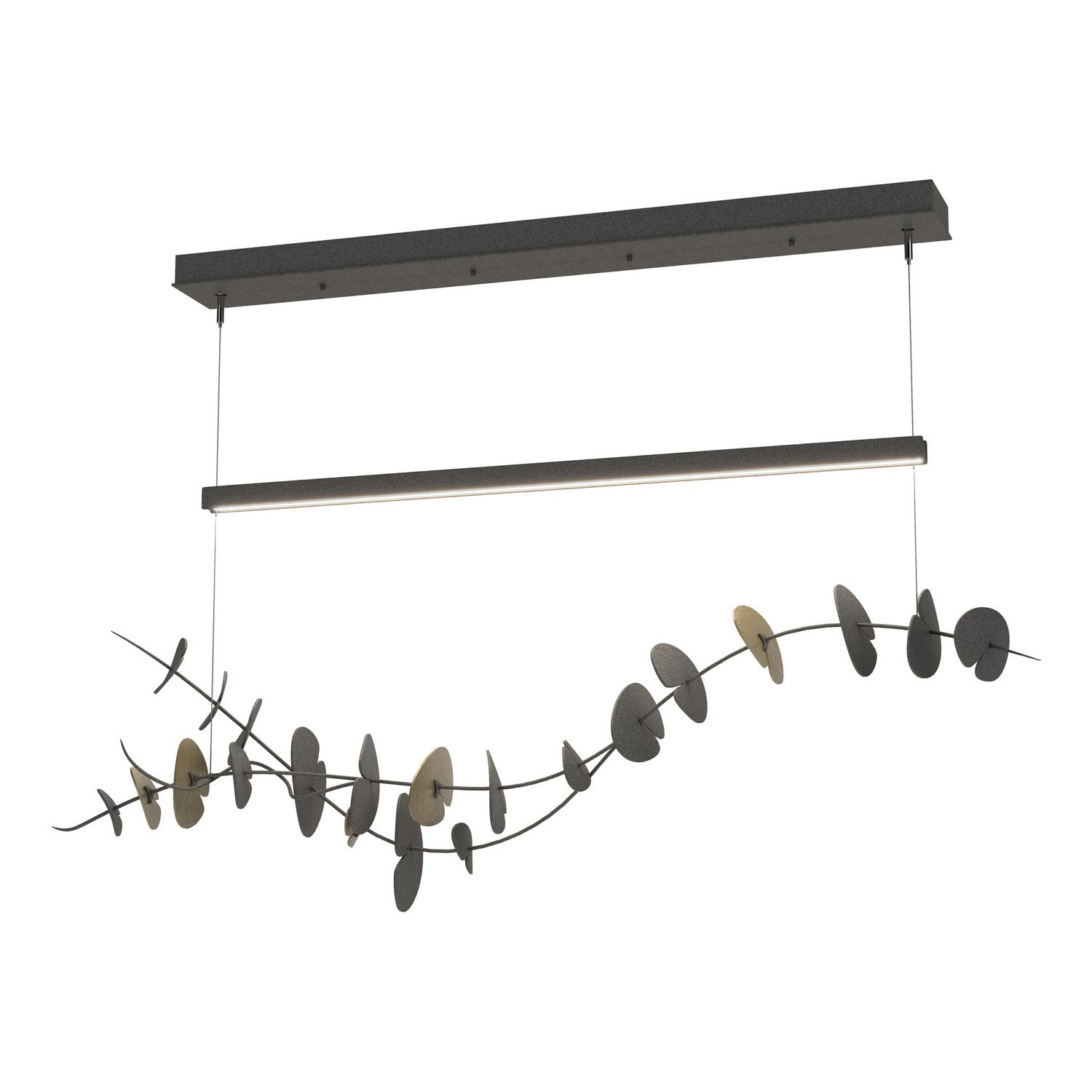 Hubbardton Forge - 139812-LED-STND-20-84 - Lily LED Pendant - Lily - Natural Iron