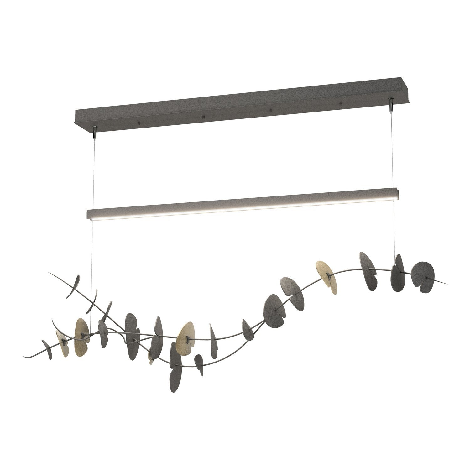 Hubbardton Forge - 139812-LED-STND-20-86 - Lily LED Pendant - Lily - Natural Iron
