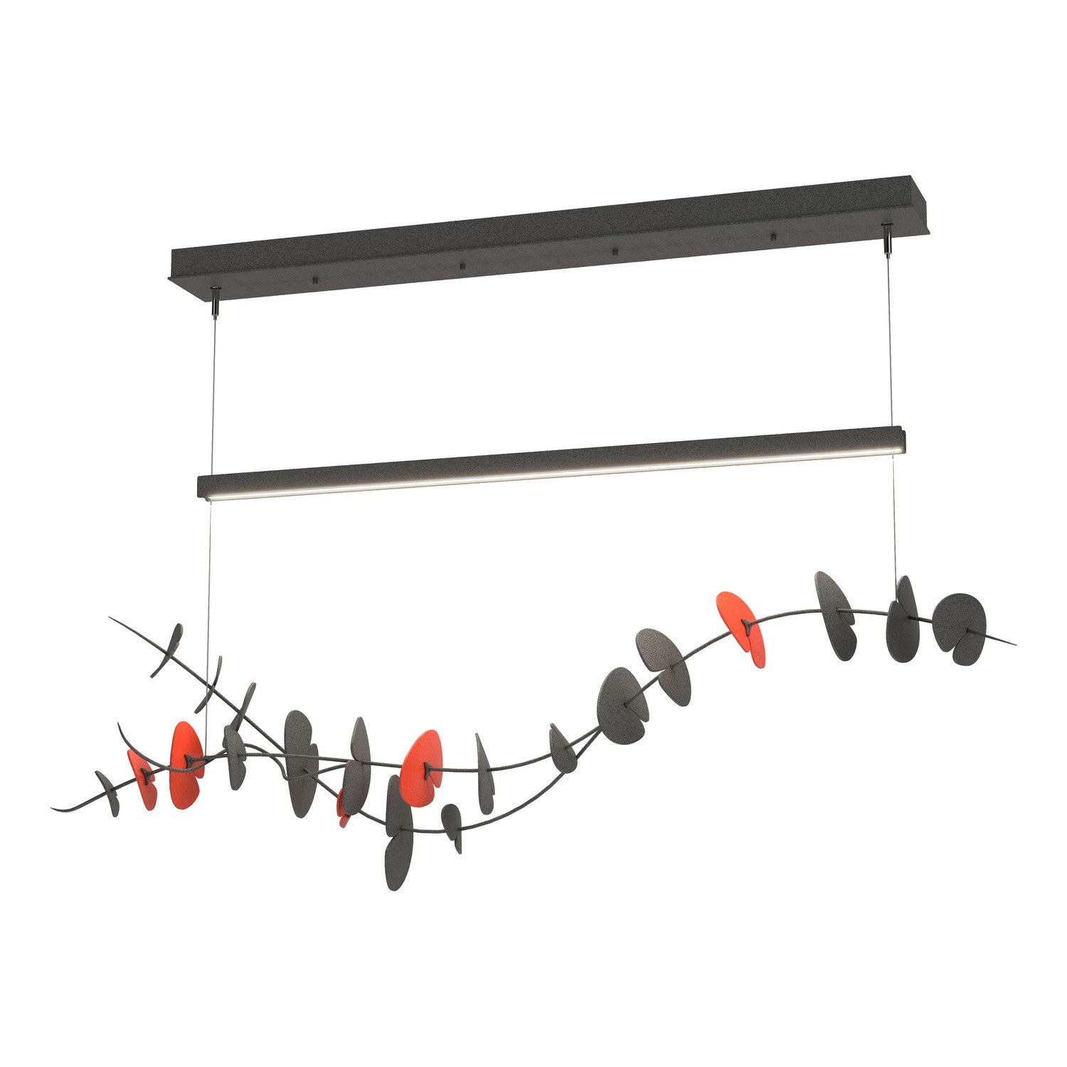 Hubbardton Forge - 139812-LED-STND-20-90 - LED Pendant - Lily - Natural Iron