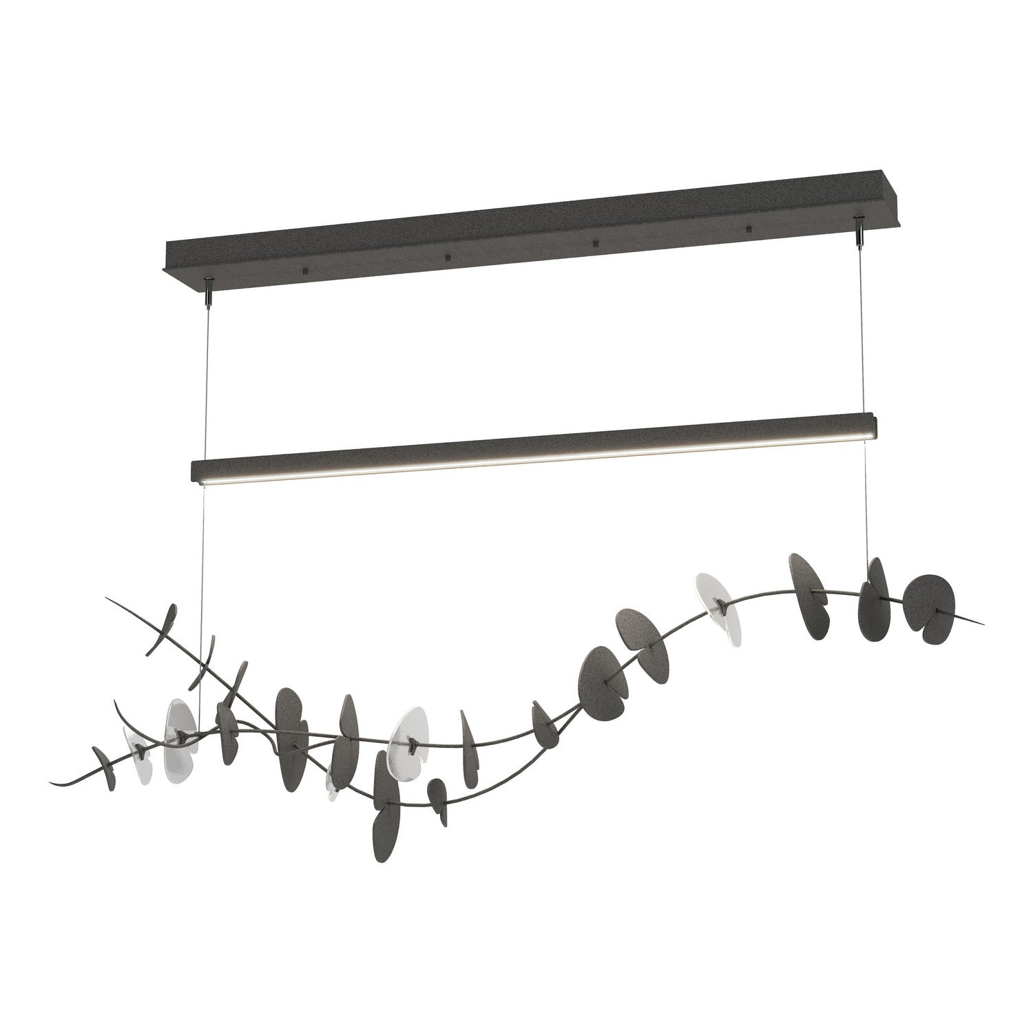 Hubbardton Forge - 139812-LED-STND-20-YQ0600 - Lily LED Pendant - Lily - Natural Iron