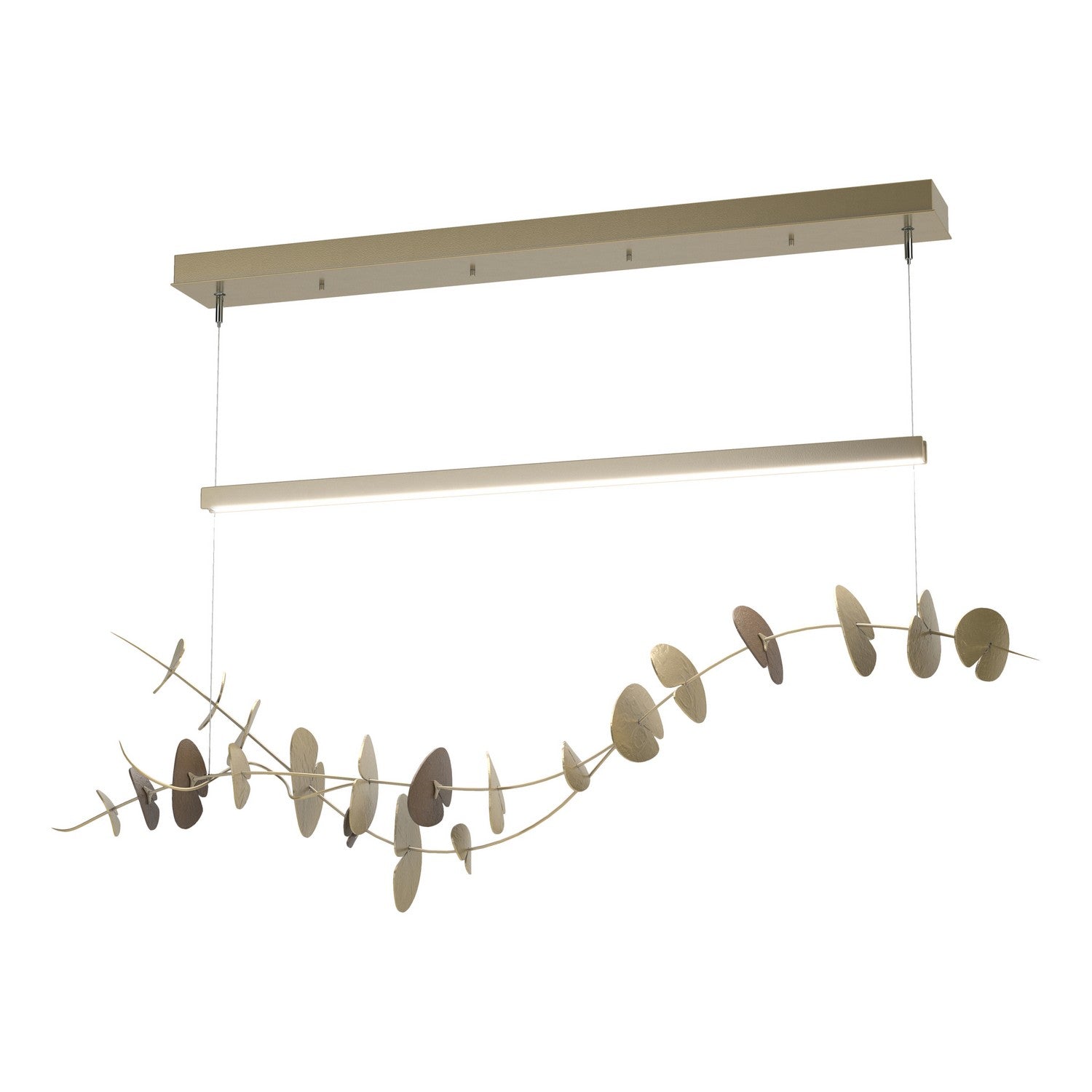 Hubbardton Forge - 139812-LED-STND-86-05 - Lily LED Pendant - Lily - Modern Brass