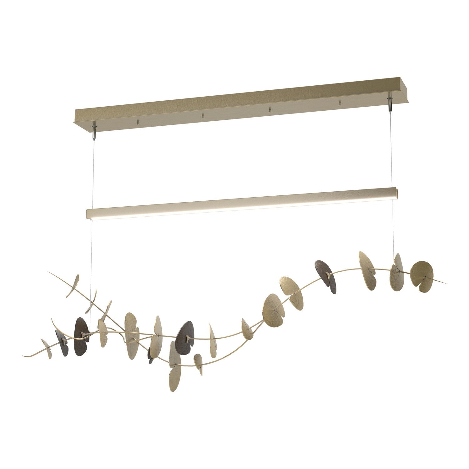 Hubbardton Forge - 139812-LED-STND-86-14 - Lily LED Pendant - Lily - Modern Brass