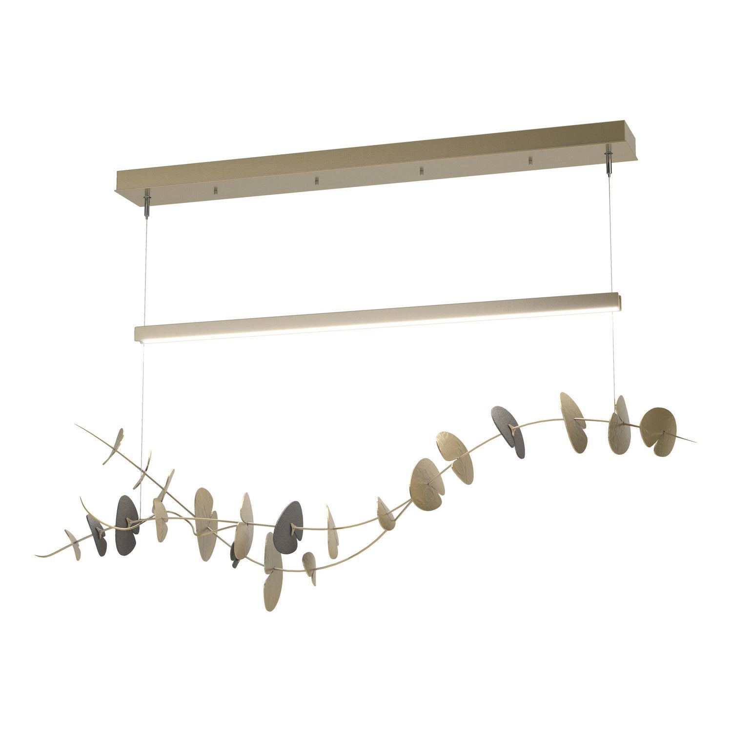 Hubbardton Forge - 139812-LED-STND-86-20 - Lily LED Pendant - Lily - Modern Brass