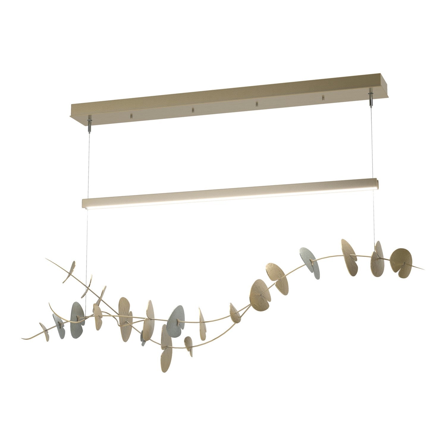 Hubbardton Forge - 139812-LED-STND-86-82 - Lily LED Pendant - Lily - Modern Brass