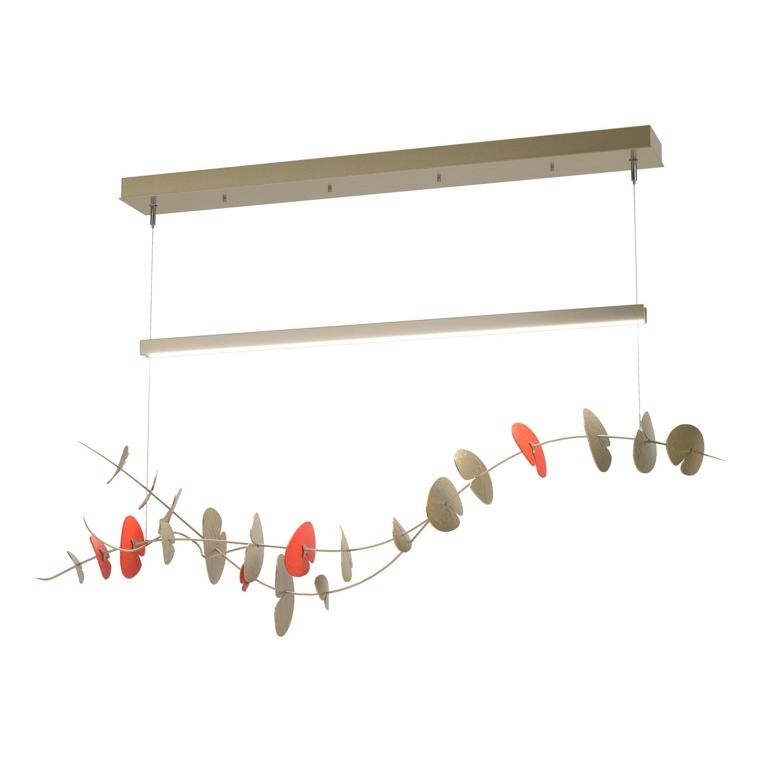 Hubbardton Forge - 139812-LED-STND-86-90 - Lily LED Pendant - Lily - Modern Brass