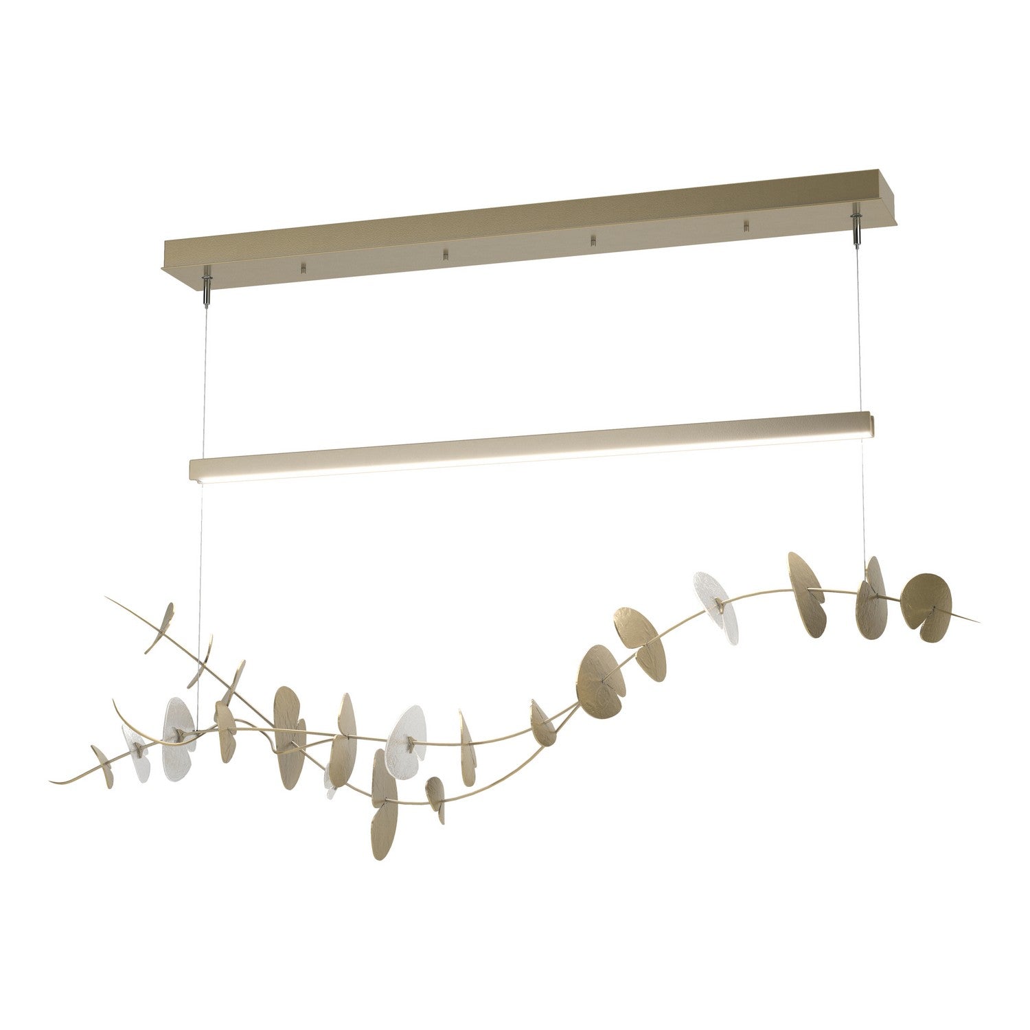 Hubbardton Forge - 139812-LED-STND-86-YQ0600 - Lily LED Pendant - Lily - Modern Brass