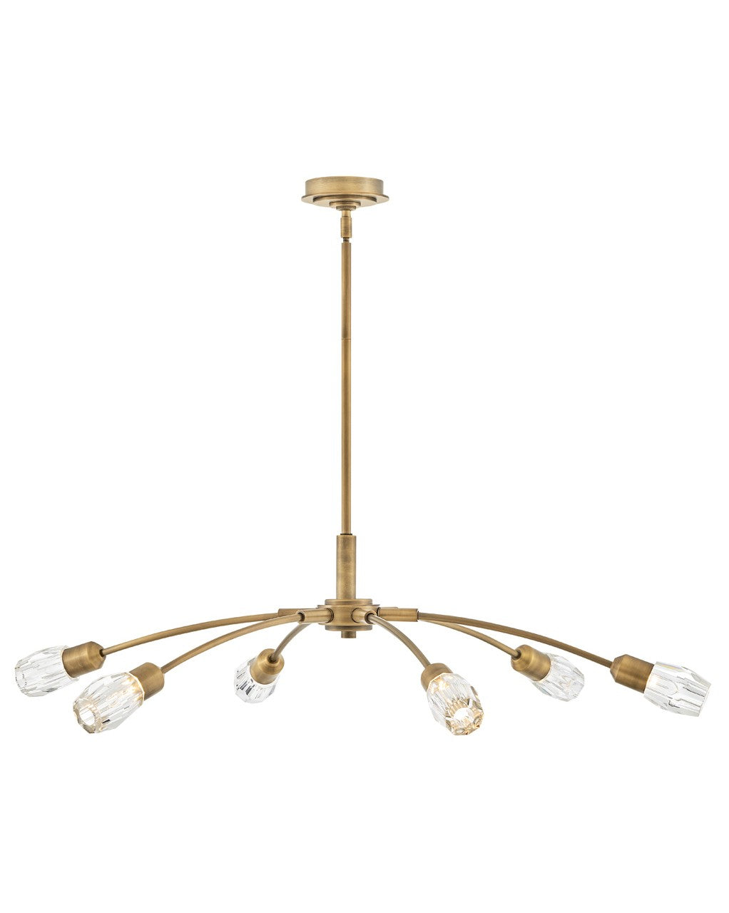 Fredrick Ramond - FR33326HB - LED Chandelier - Atera - Heritage Brass