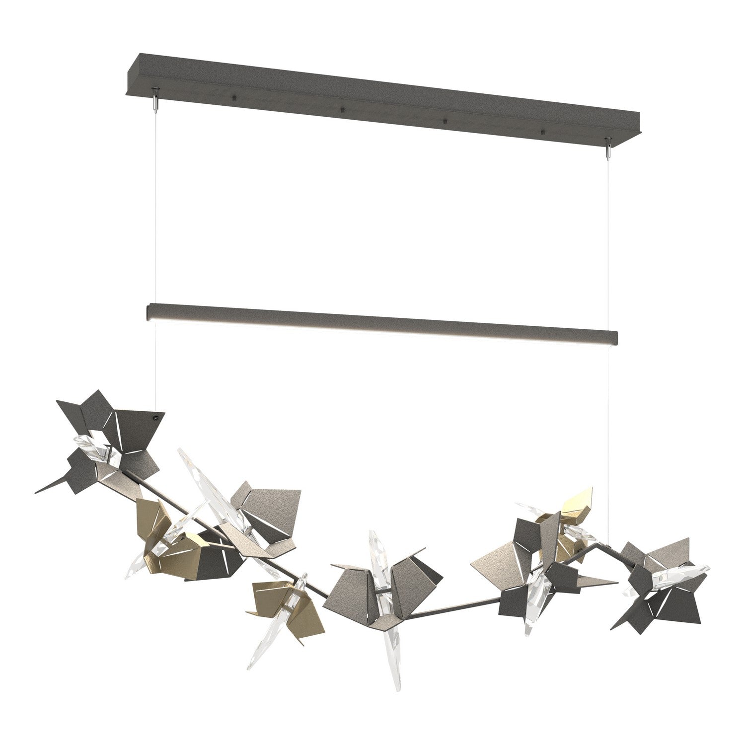 Hubbardton Forge - 139813-LED-STND-20-84-CR - Belladonna LED Pendant - Belladonna - Natural Iron