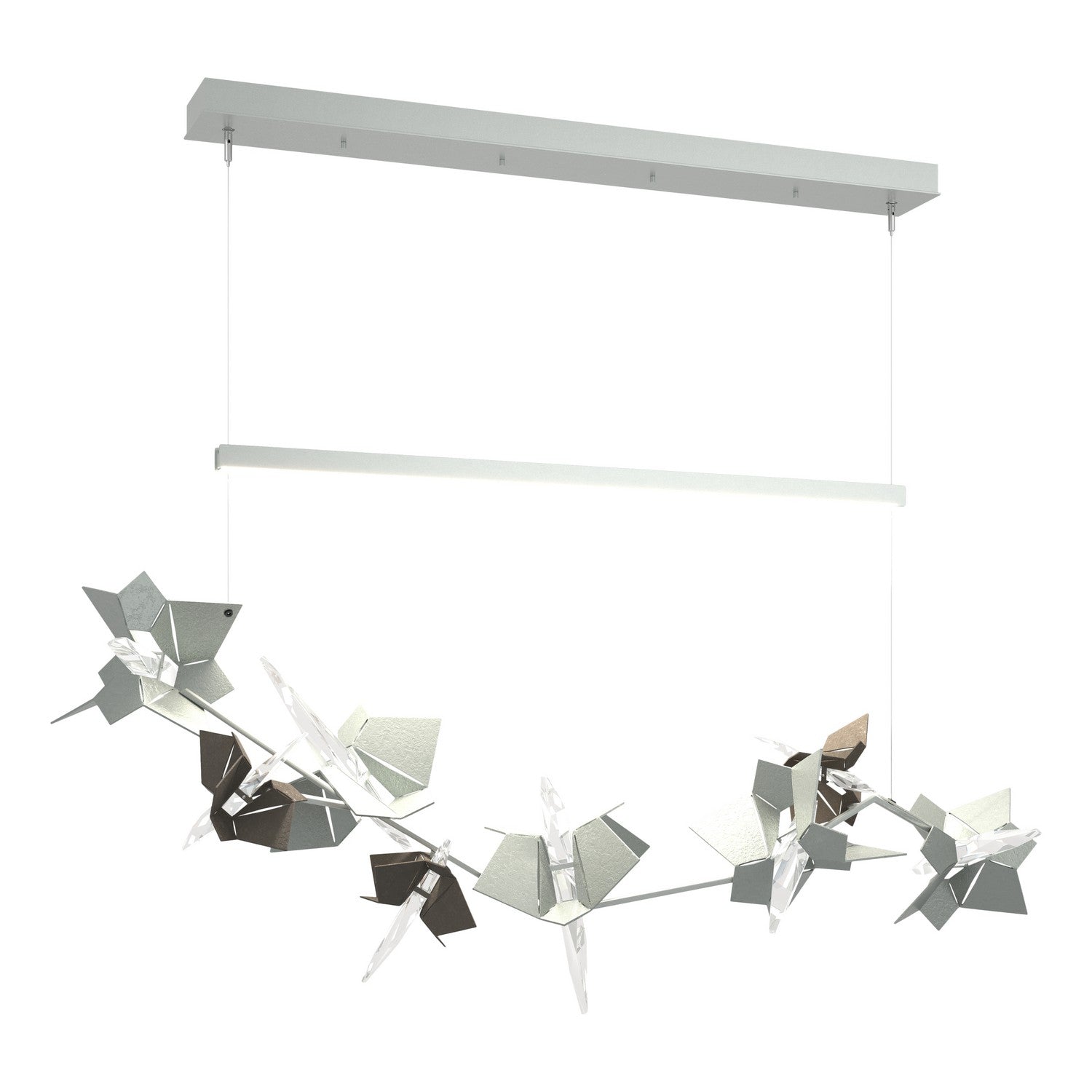 Hubbardton Forge - 139813-LED-STND-82-07-CR - Belladonna LED Pendant - Belladonna - Vintage Platinum