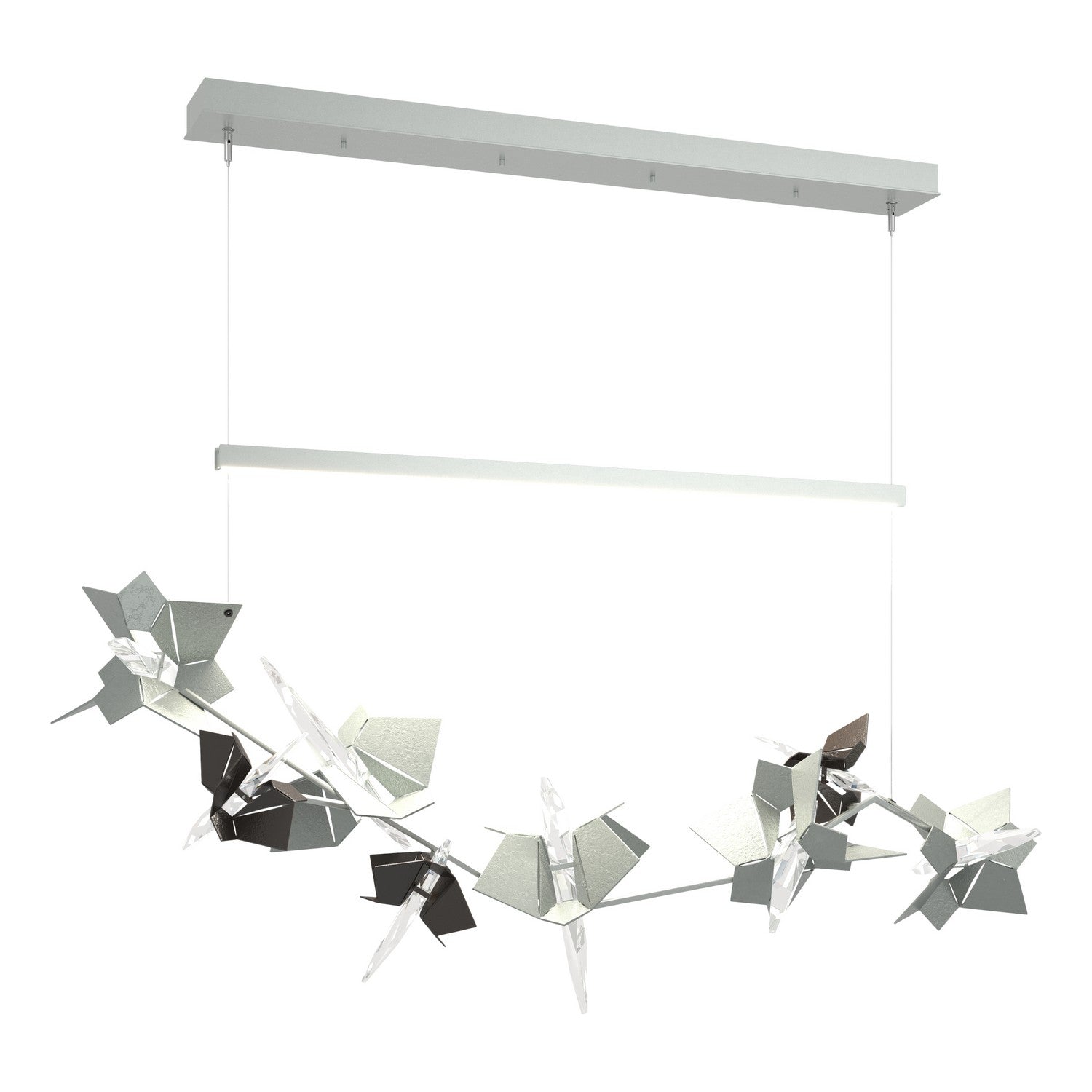 Hubbardton Forge - 139813-LED-STND-82-14-CR - Belladonna LED Pendant - Belladonna - Vintage Platinum