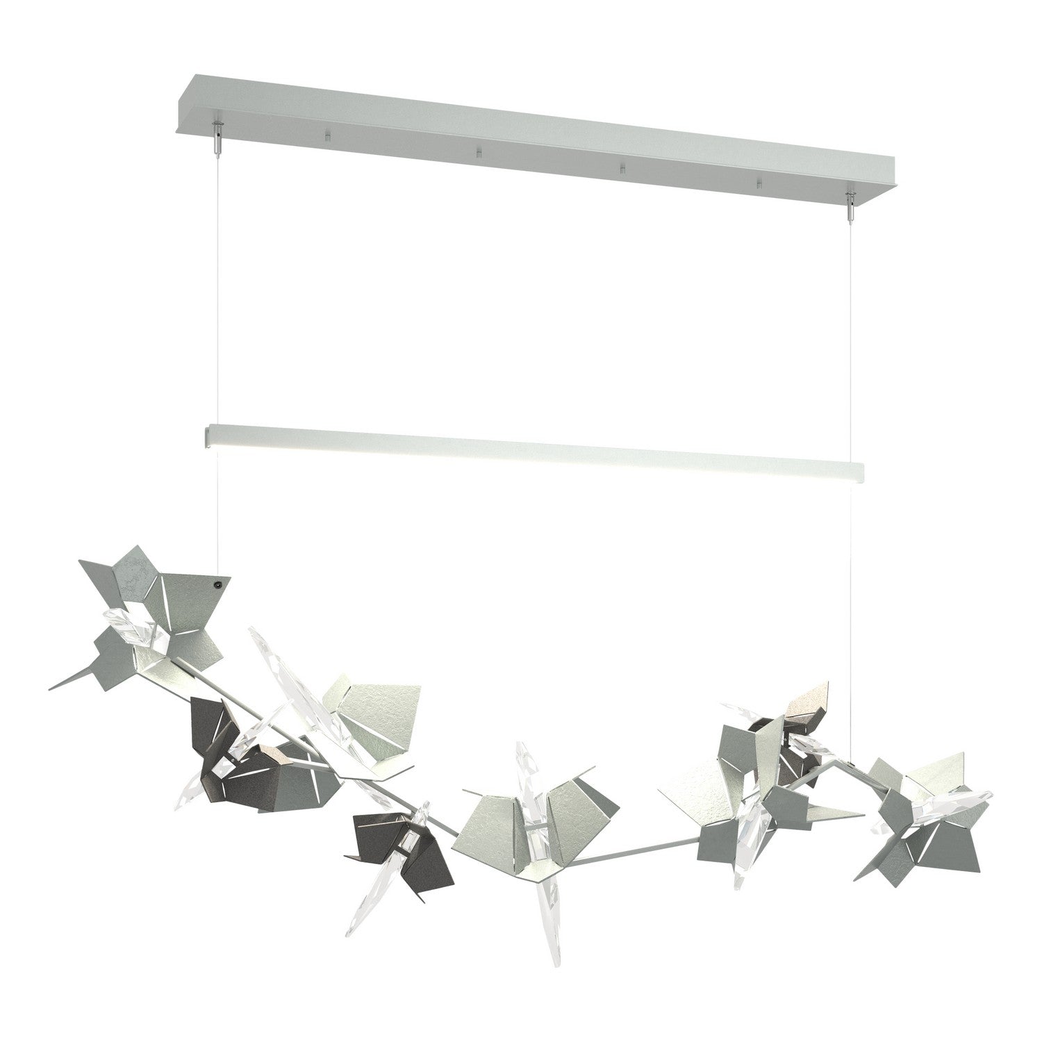 Hubbardton Forge - 139813-LED-STND-82-20-CR - Belladonna LED Pendant - Belladonna - Vintage Platinum