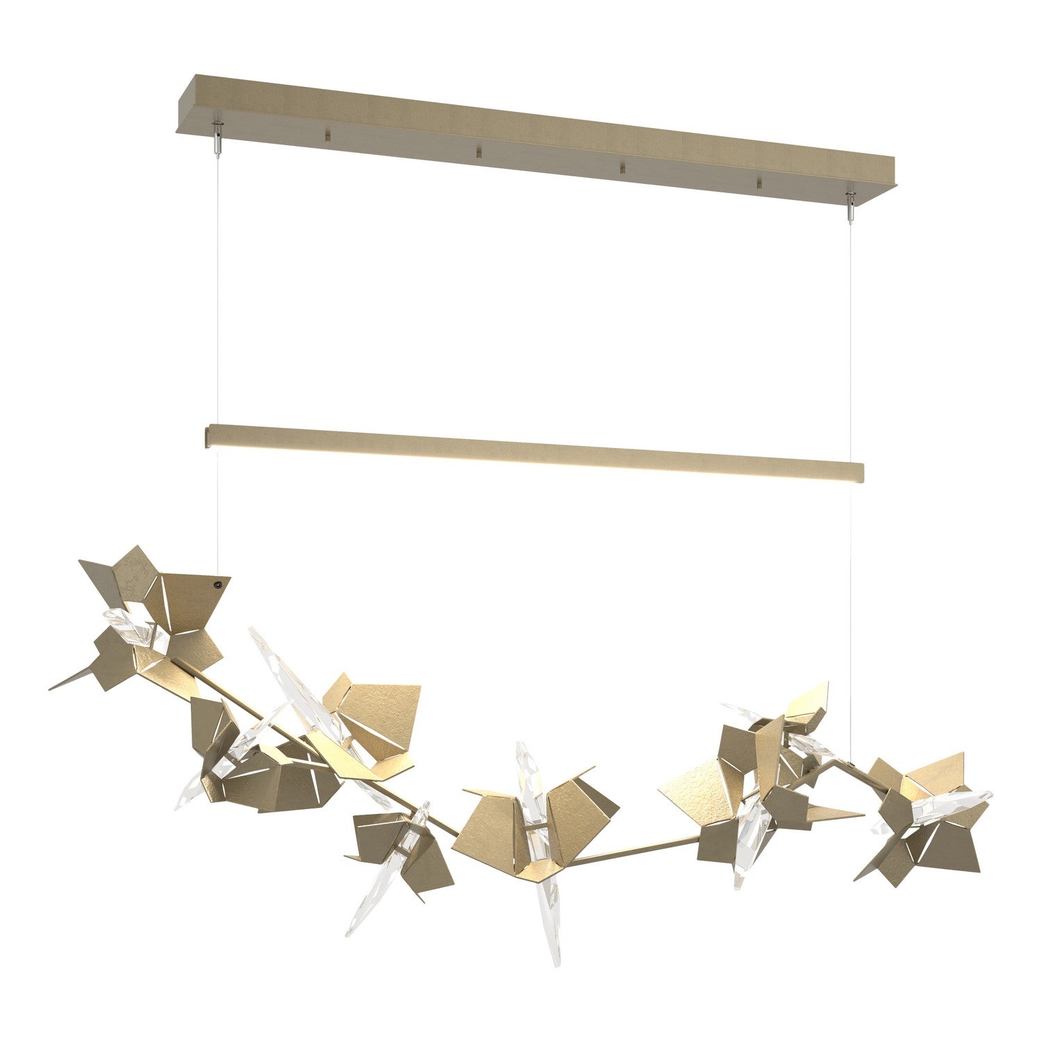 Hubbardton Forge - 139813-LED-STND-84-84-CR - Belladonna LED Pendant - Belladonna - Soft Gold