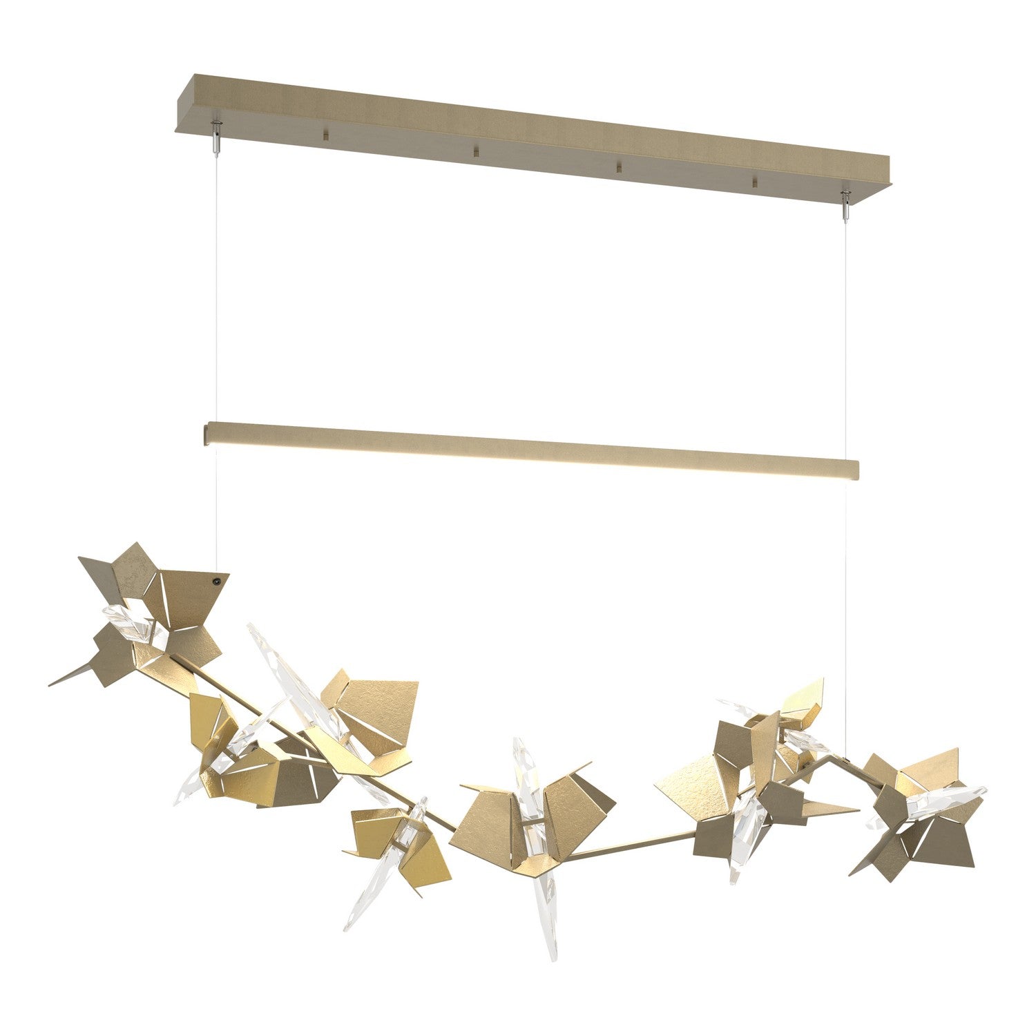 Hubbardton Forge - 139813-LED-STND-84-86-CR - Belladonna LED Pendant - Belladonna - Soft Gold