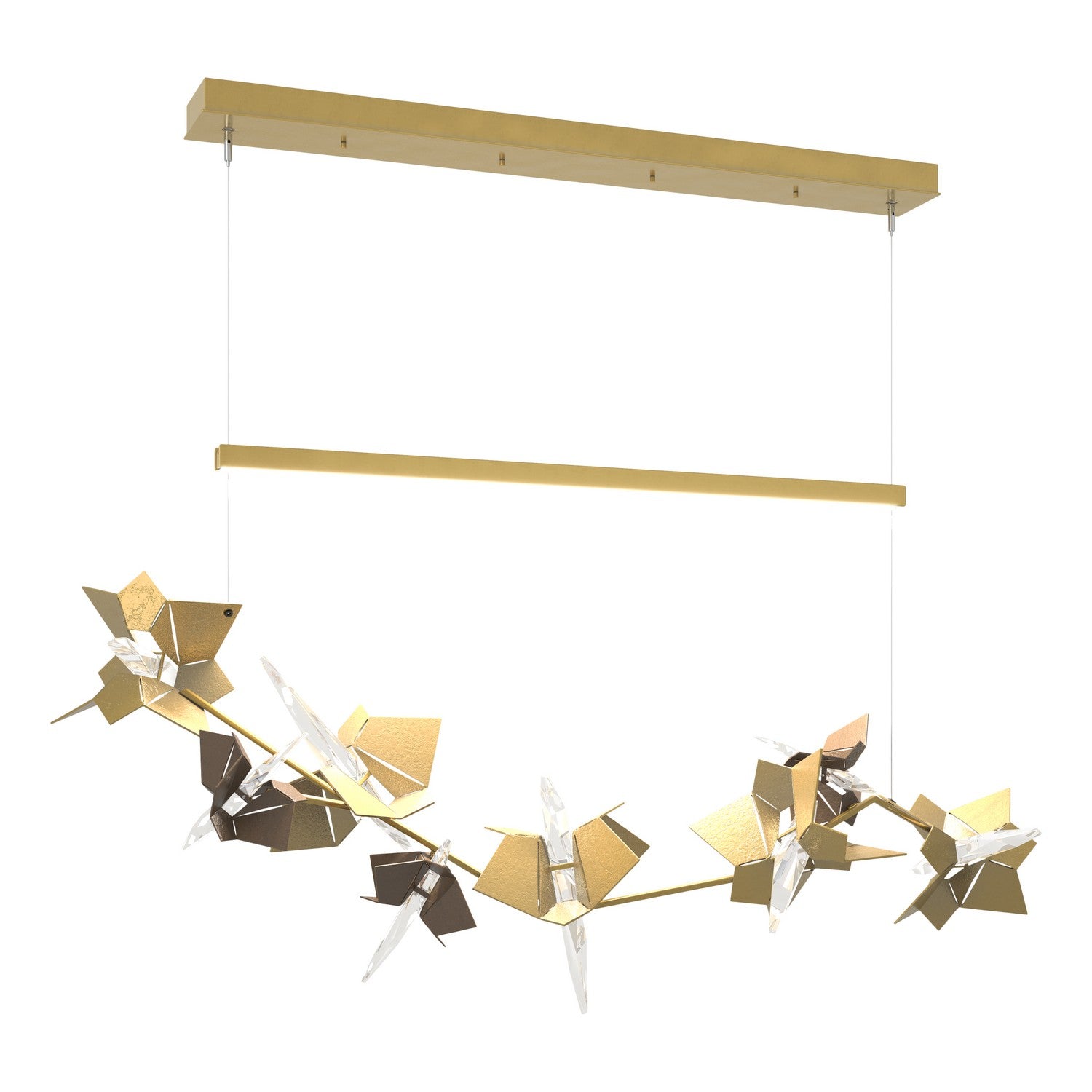 Hubbardton Forge - 139813-LED-STND-86-05-CR - Belladonna LED Pendant - Belladonna - Modern Brass