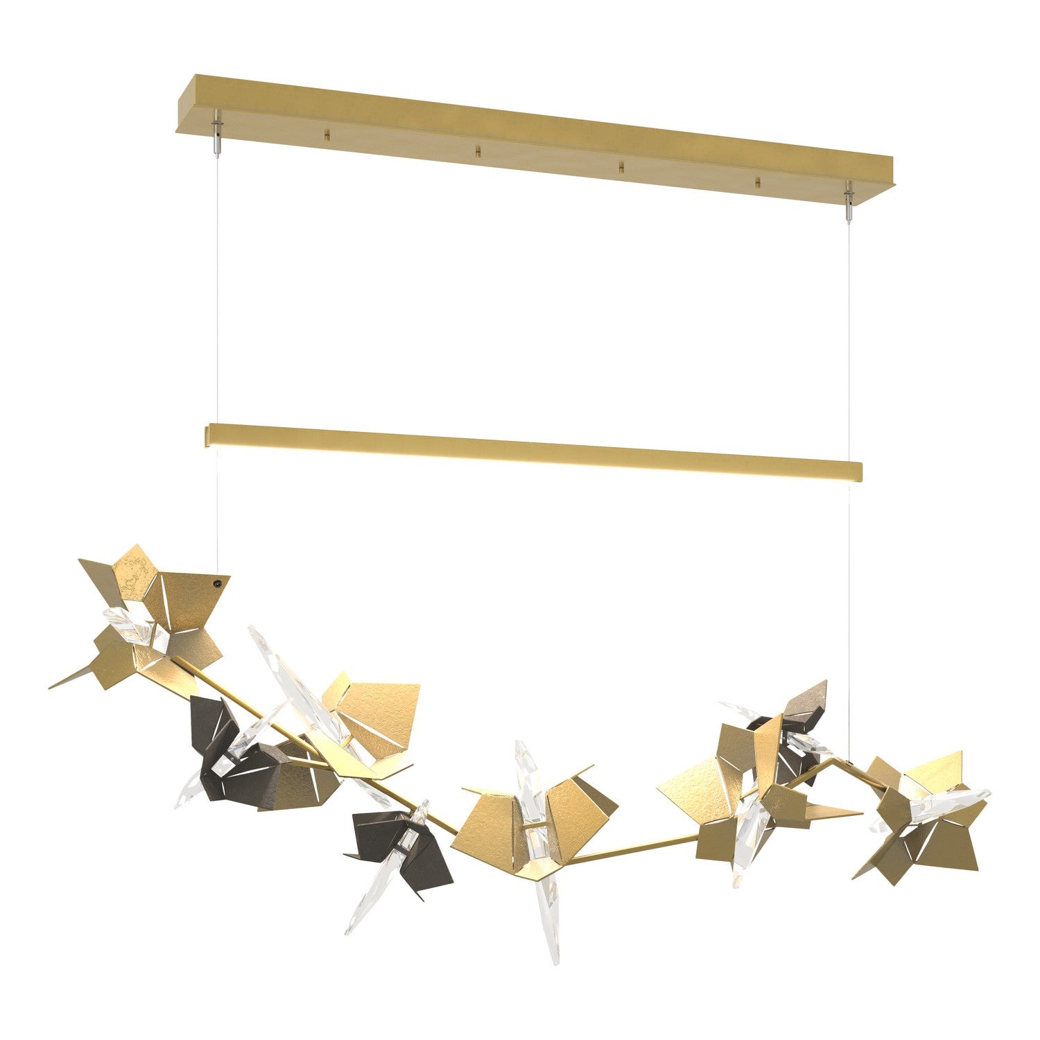 Hubbardton Forge - 139813-LED-STND-86-07-CR - Belladonna LED Pendant - Belladonna - Modern Brass