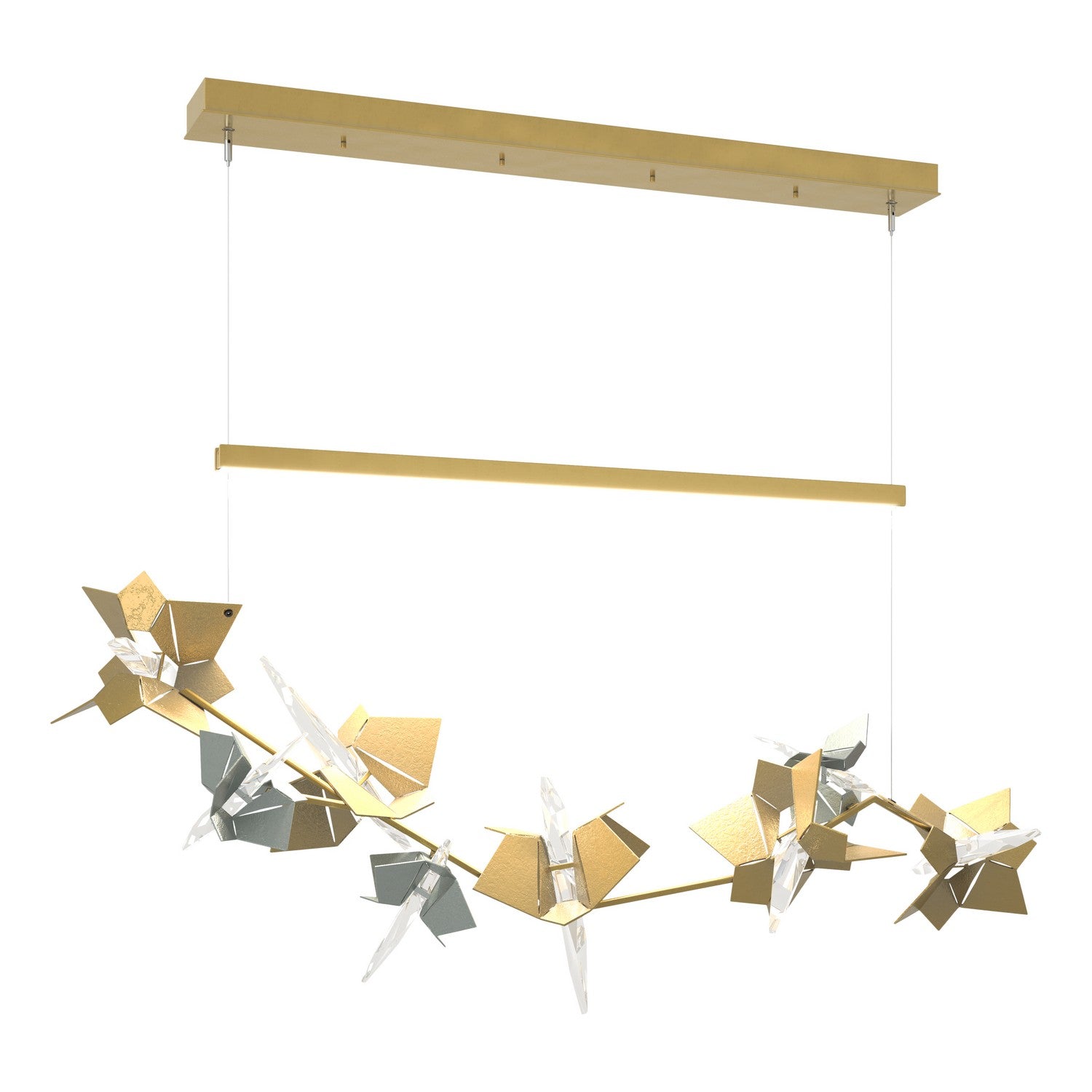 Hubbardton Forge - 139813-LED-STND-86-82-CR - Belladonna LED Pendant - Belladonna - Modern Brass