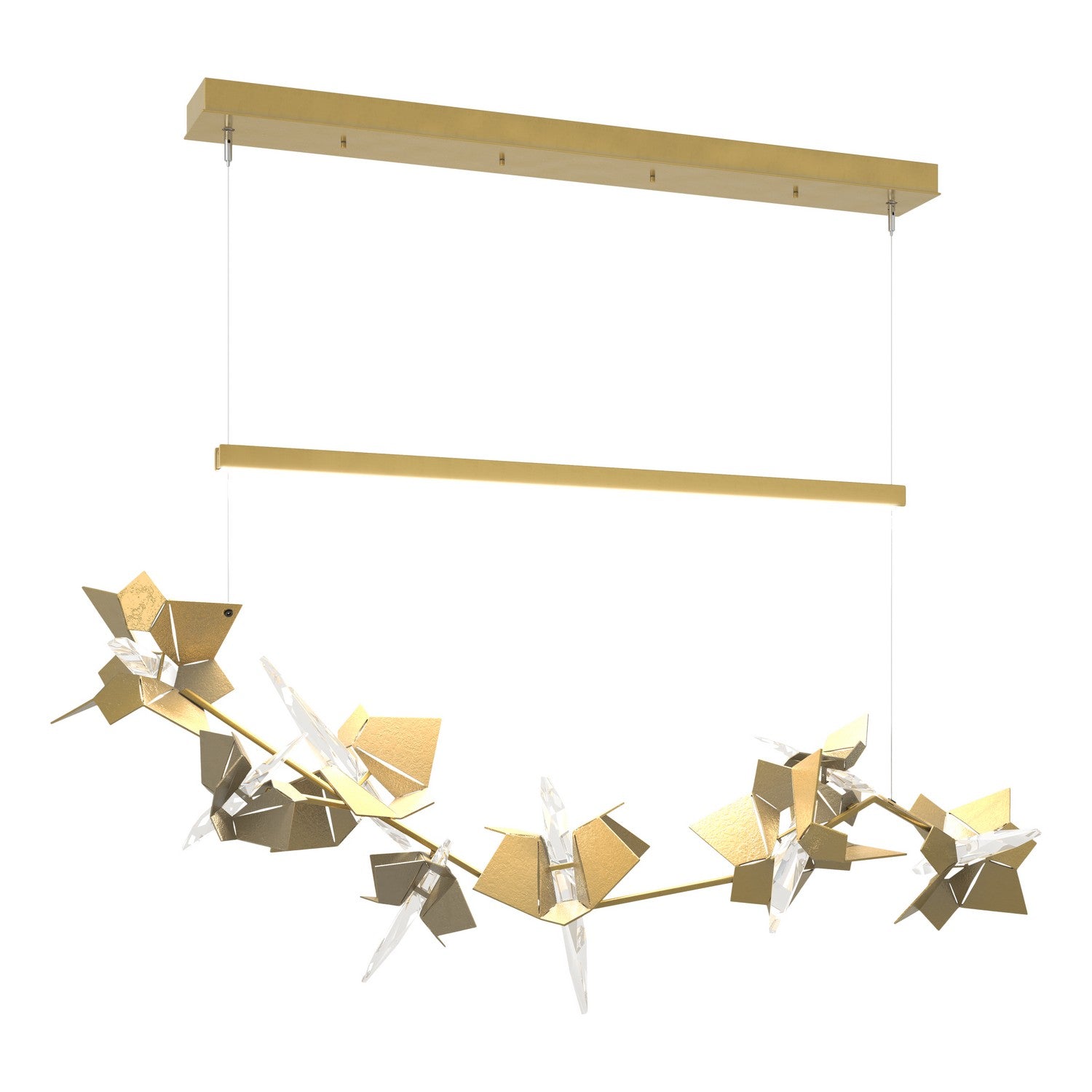 Hubbardton Forge - 139813-LED-STND-86-84-CR - Belladonna LED Pendant - Belladonna - Modern Brass
