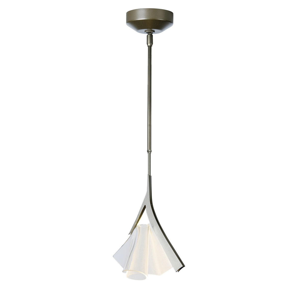Hubbardton Forge - 139845-LED-MULT-07 - Mobius LED Mini Pendant - Mobius - Dark Smoke