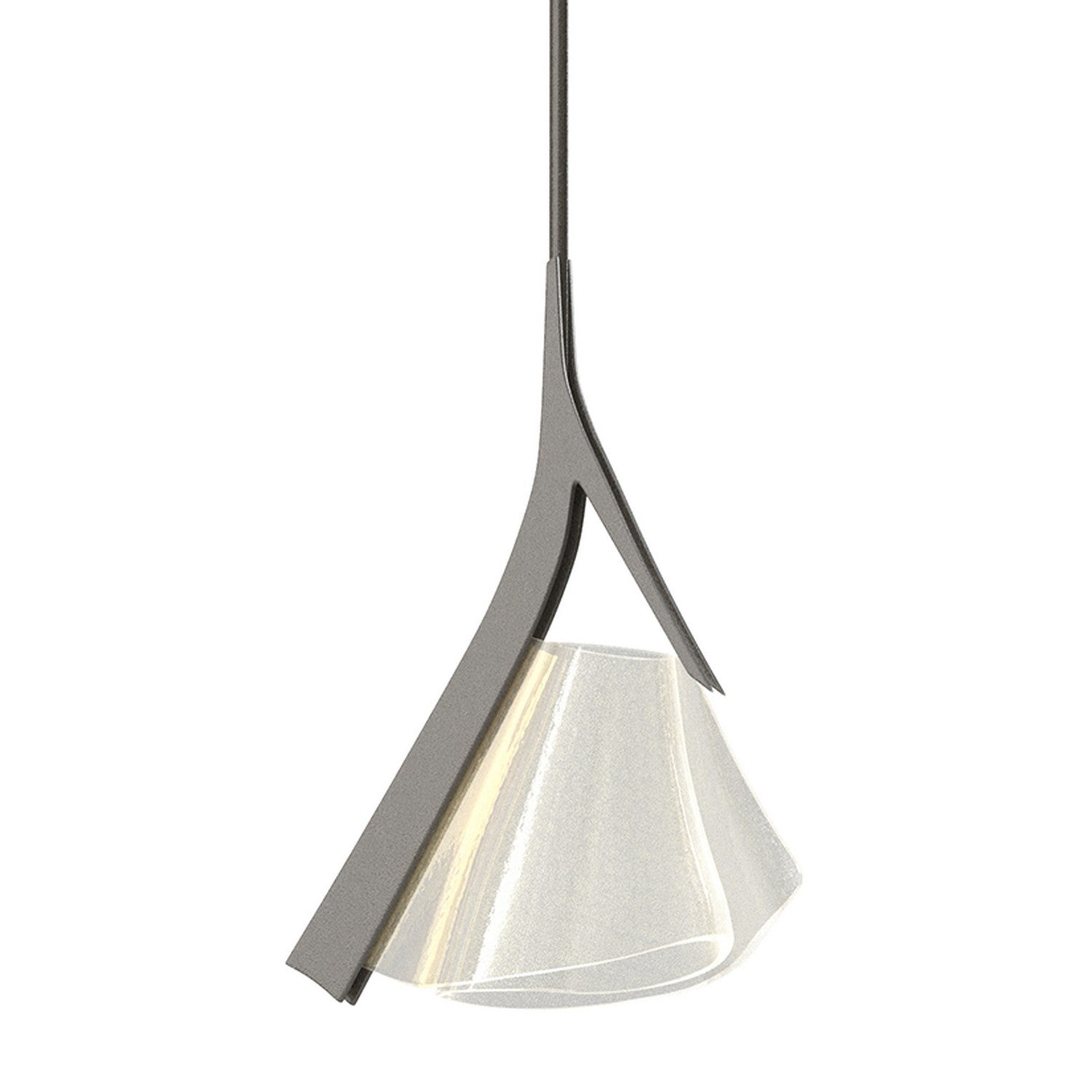 Hubbardton Forge - 139845-LED-MULT-07 - Mobius LED Mini Pendant - Mobius - Dark Smoke