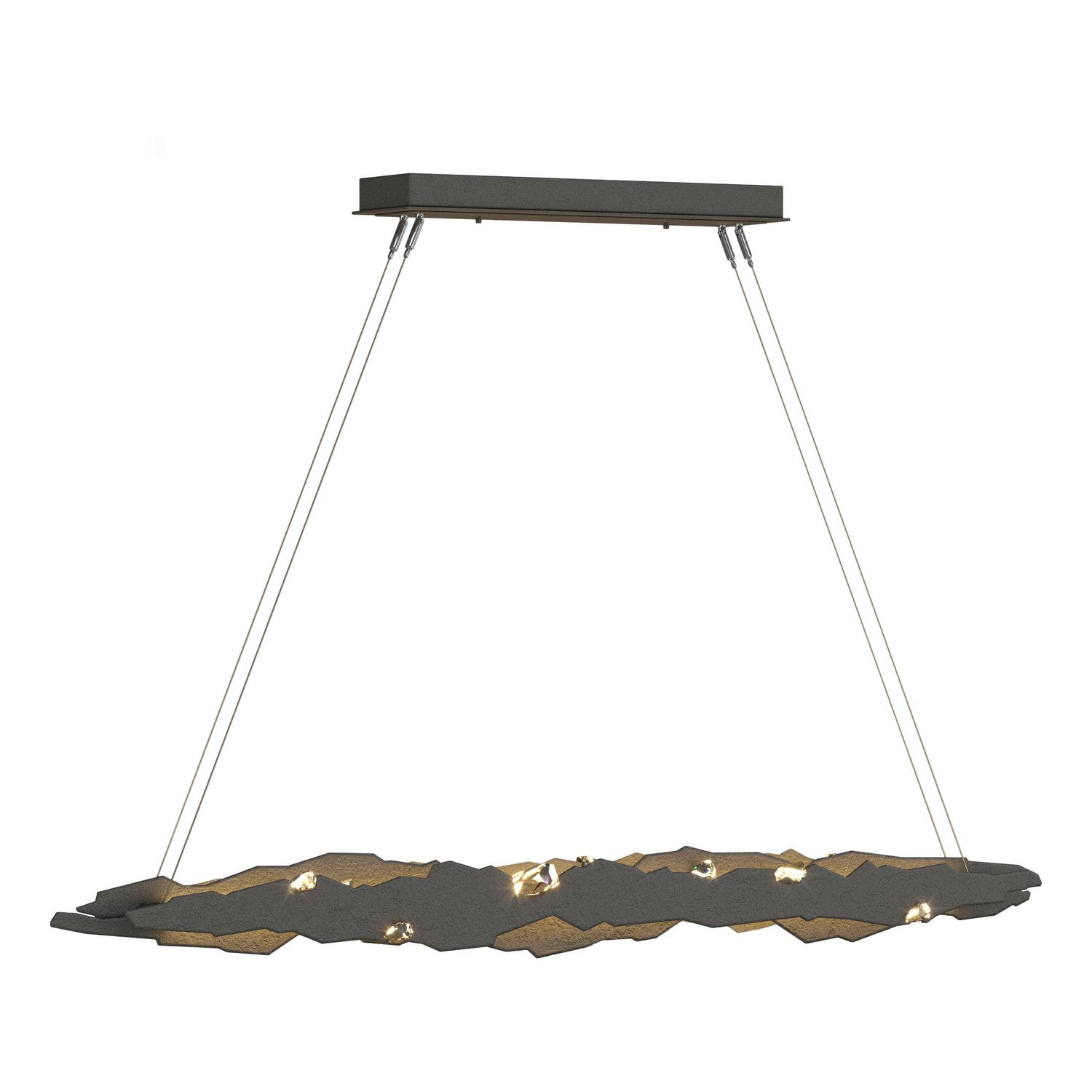Hubbardton Forge - 139860-LED-STND-20-CR - Trove LED Pendant - Trove - Natural Iron