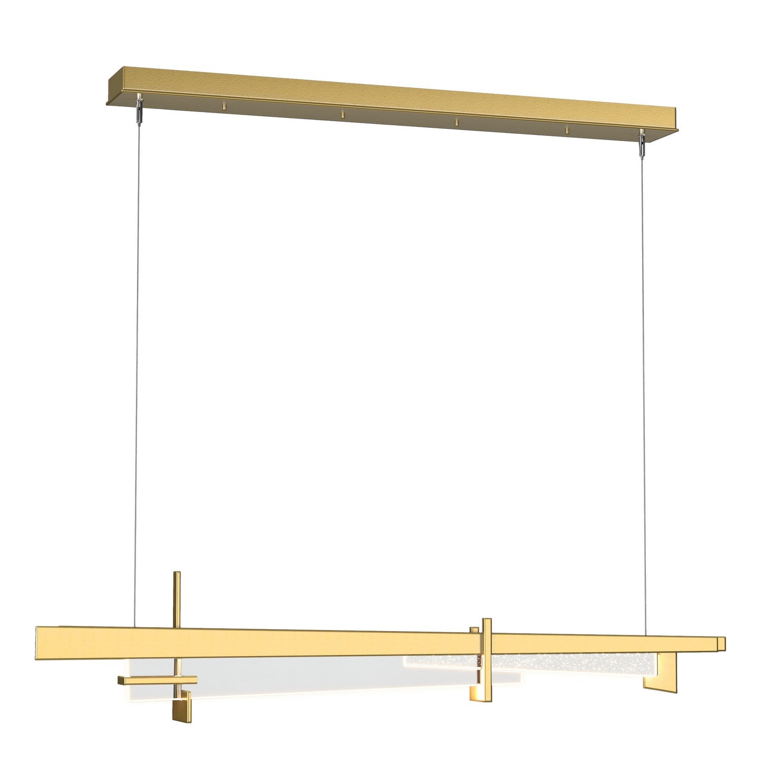 Hubbardton Forge - 139901-LED-STND-86-ZQ0640 - Tenon LED Pendant - Tenon - Modern Brass
