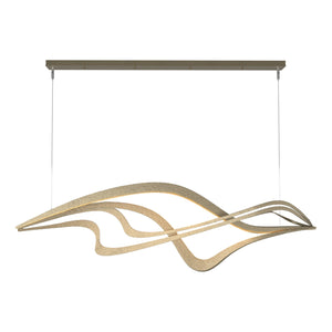 Hubbardton Forge - 139905-LED-STND-84 - LED Pendant - Crossing Waves - Soft Gold