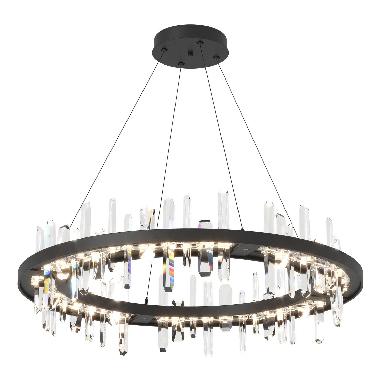 Hubbardton Forge - 139915-LED-STND-10-CR - LED Pendant - Solitude - Black