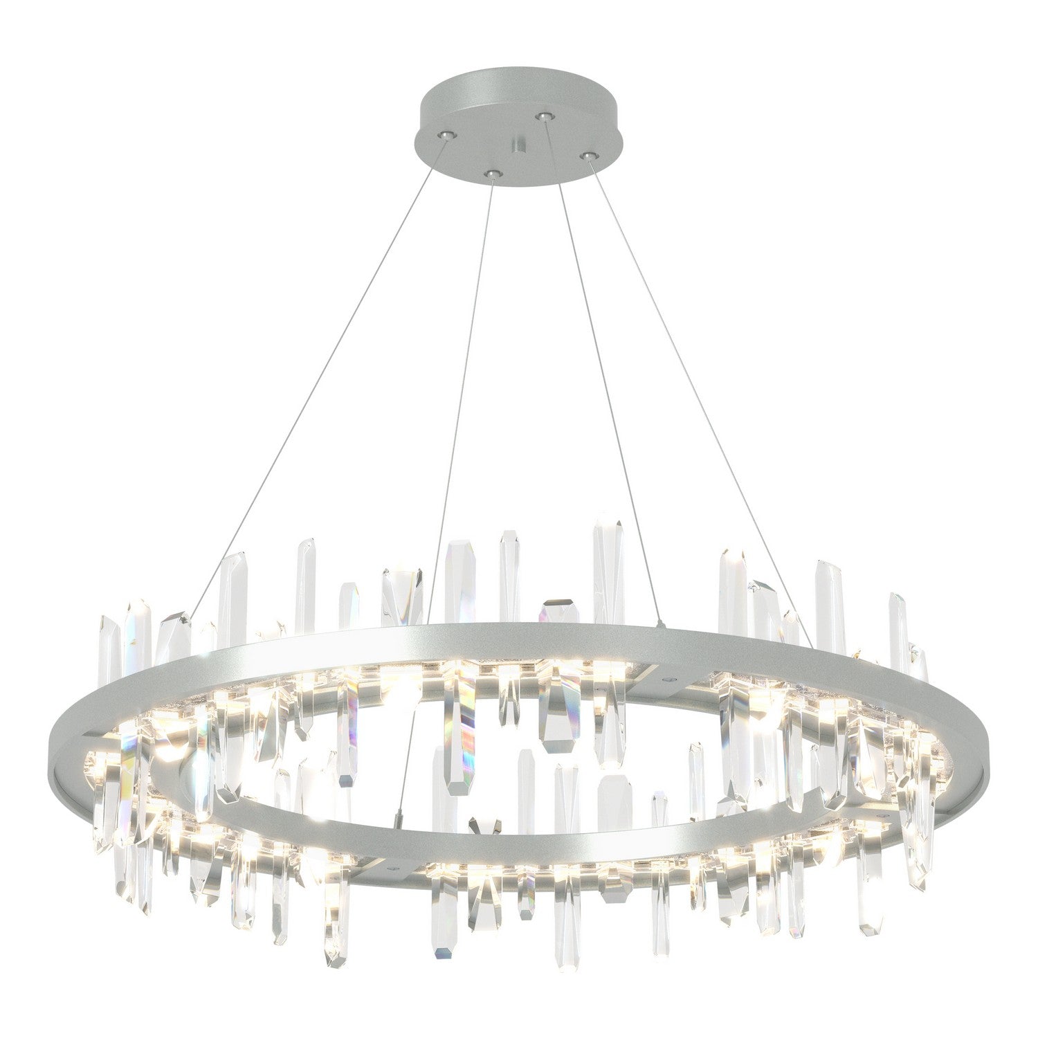 Hubbardton Forge - 139915-LED-STND-82-CR - LED Pendant - Solitude - Vintage Platinum