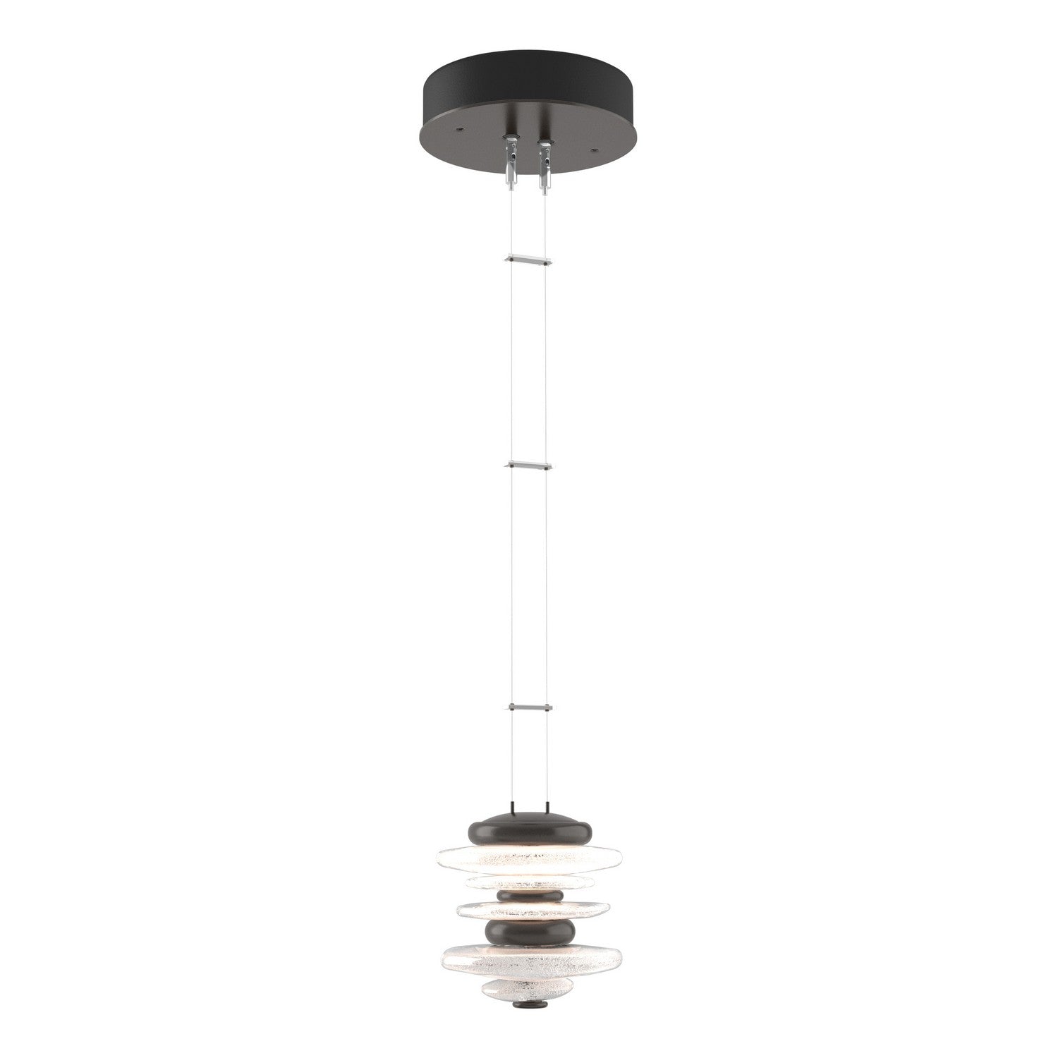Hubbardton Forge - 139970-LED-STND-14 - Cairn Mini Pendant - Cairn - Oil Rubbed Bronze