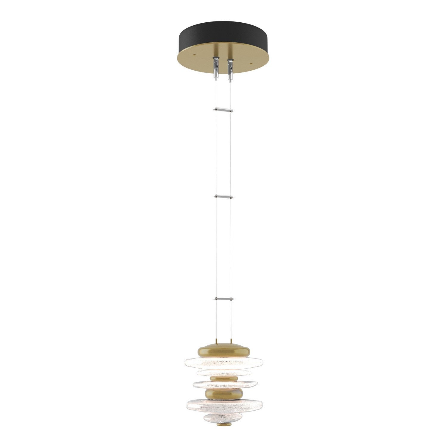 Hubbardton Forge - 139970-LED-STND-86 - LED Pendant - Cairn - Modern Brass