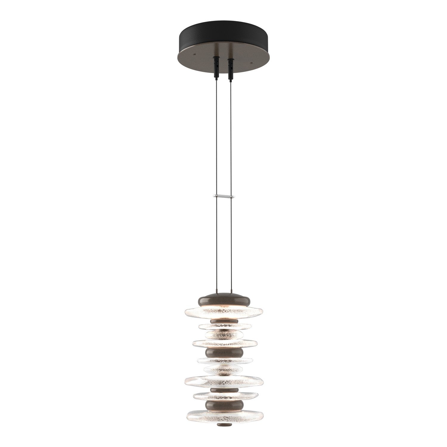 Hubbardton Forge - 139973-LED-STND-05 - LED Pendant - Cairn - Bronze