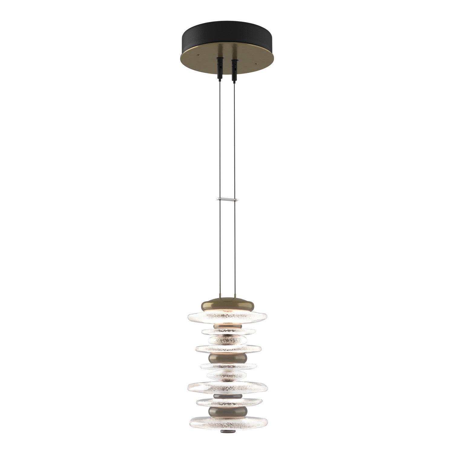 Hubbardton Forge - 139973-LED-STND-86 - LED Pendant - Cairn - Modern Brass