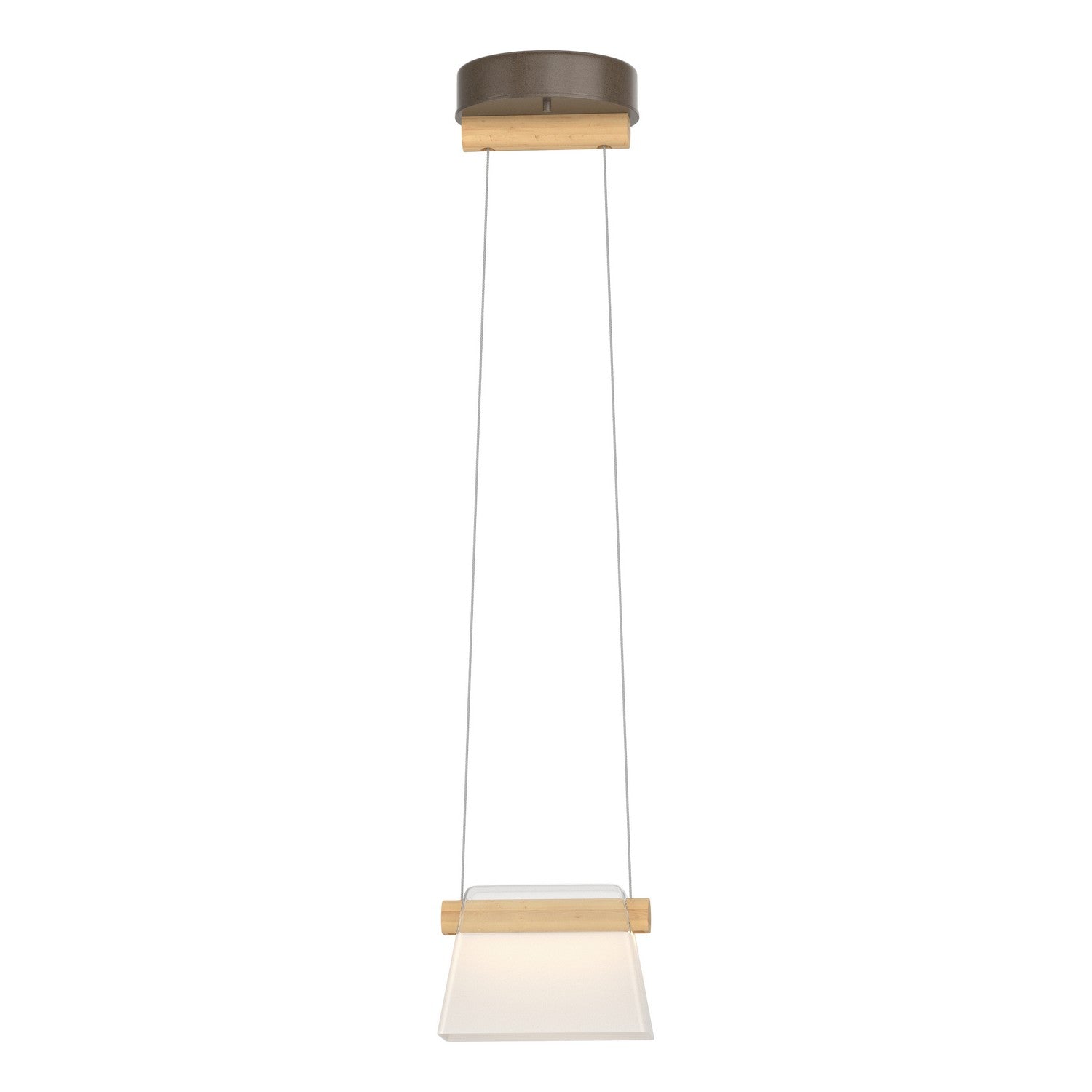 Hubbardton Forge - 151060-LED-STND-05-WD-YE0560 - Cowbell LED Mini Pendant - Cowbell - Bronze