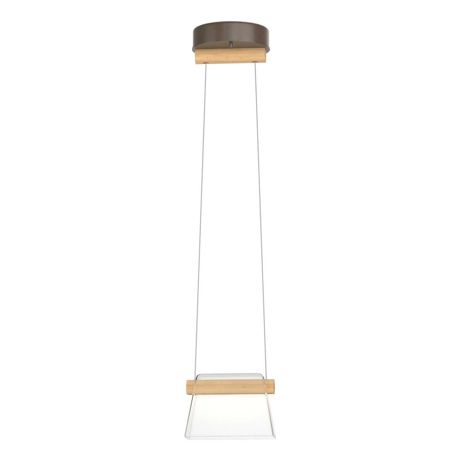 Hubbardton Forge - 151060-LED-STND-05-WD-ZM0560 - Cowbell LED Mini Pendant - Cowbell - Bronze