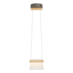 Hubbardton Forge - 151060-LED-STND-07-WD-YE0560 - LED Mini Pendant - Cowbell - Dark Smoke