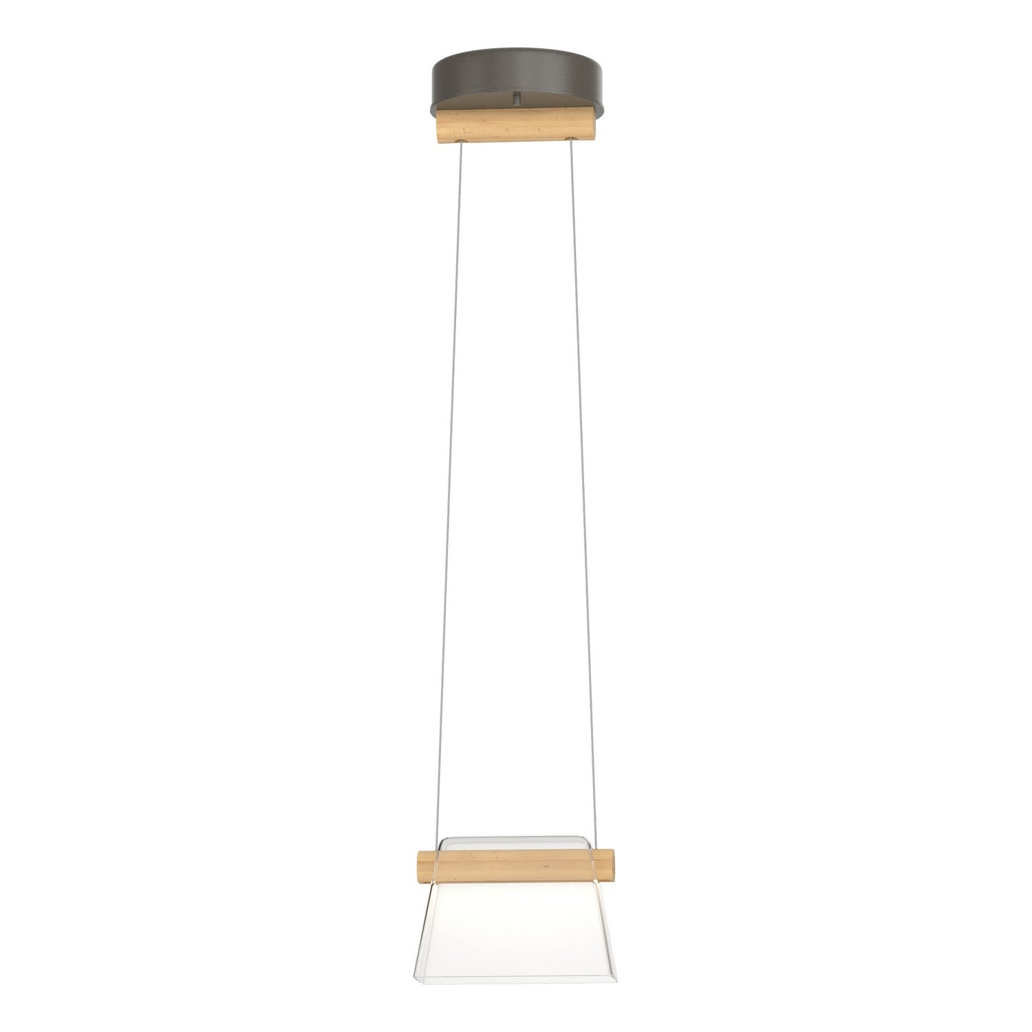 Hubbardton Forge - 151060-LED-STND-07-WD-ZM0560 - Cowbell LED Mini Pendant - Cowbell - Dark Smoke