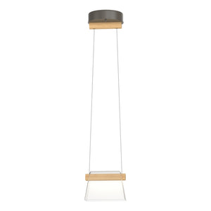 Hubbardton Forge - 151060-LED-STND-07-WD-ZM0560 - LED Mini Pendant - Cowbell - Dark Smoke