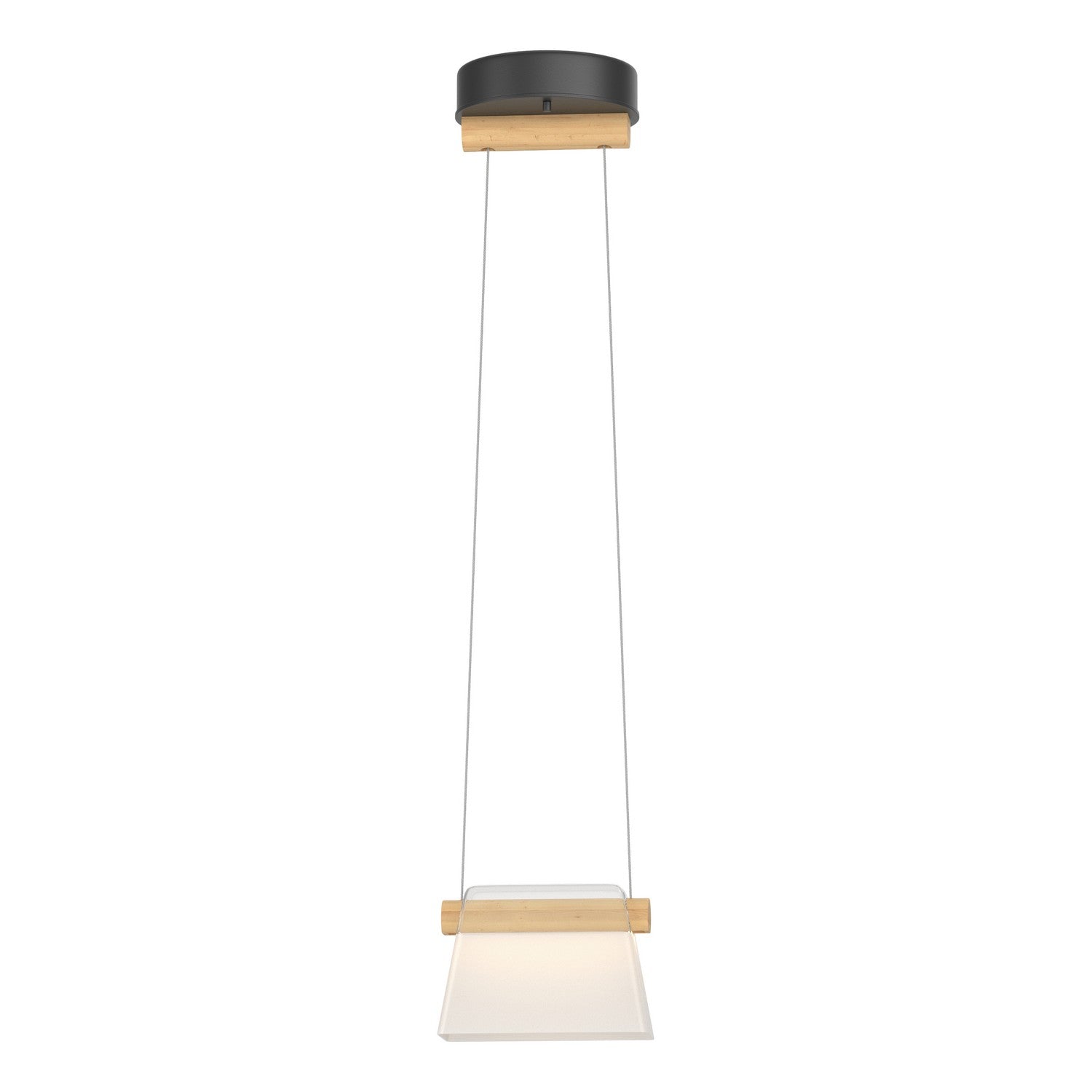 Hubbardton Forge - 151060-LED-STND-10-WD-YE0560 - Cowbell LED Mini Pendant - Cowbell - Black