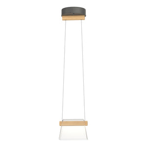 Hubbardton Forge - 151060-LED-STND-20-WD-ZM0560 - LED Mini Pendant - Cowbell - Natural Iron
